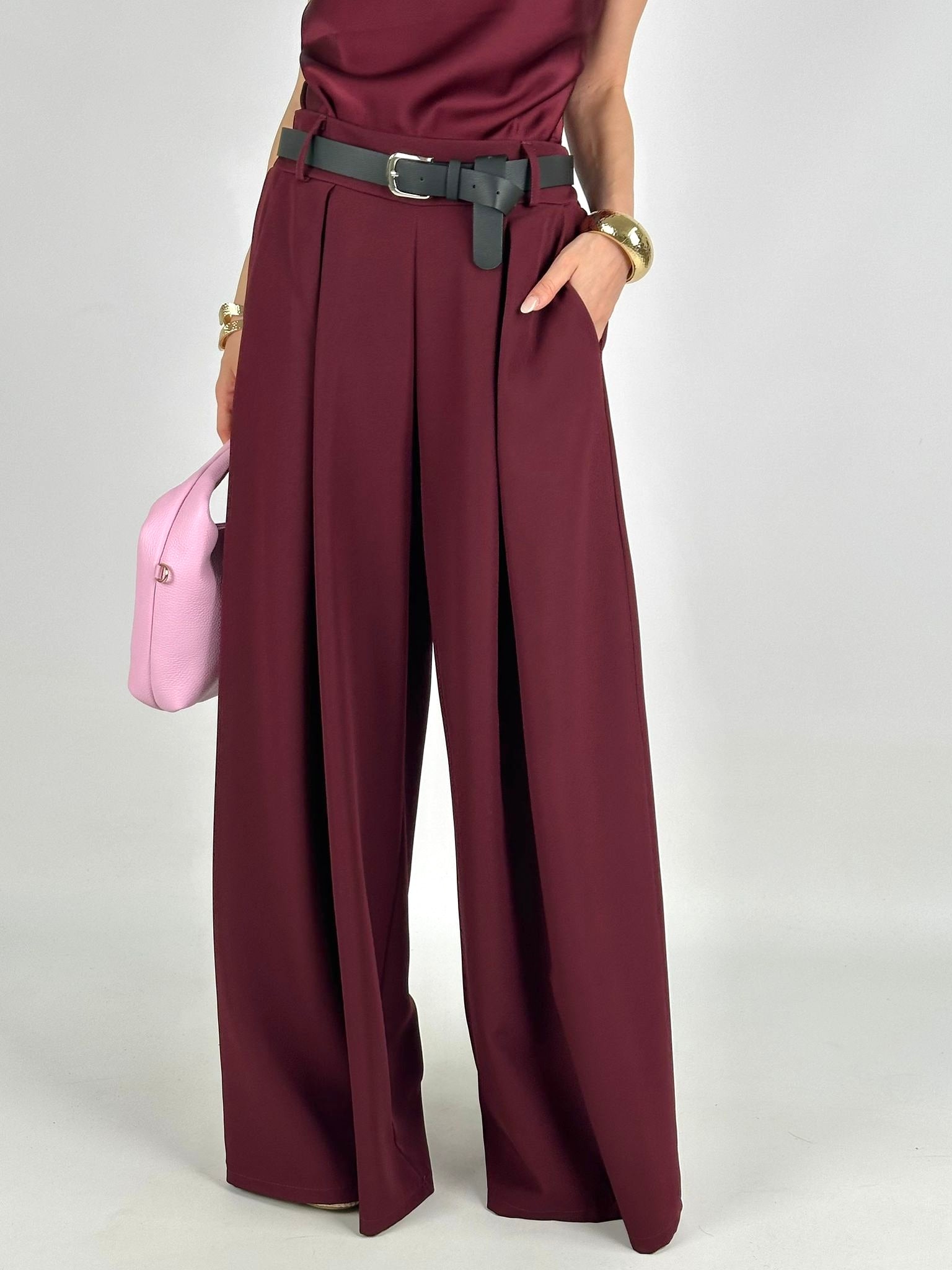 Pantalone completo Deep bordeaux