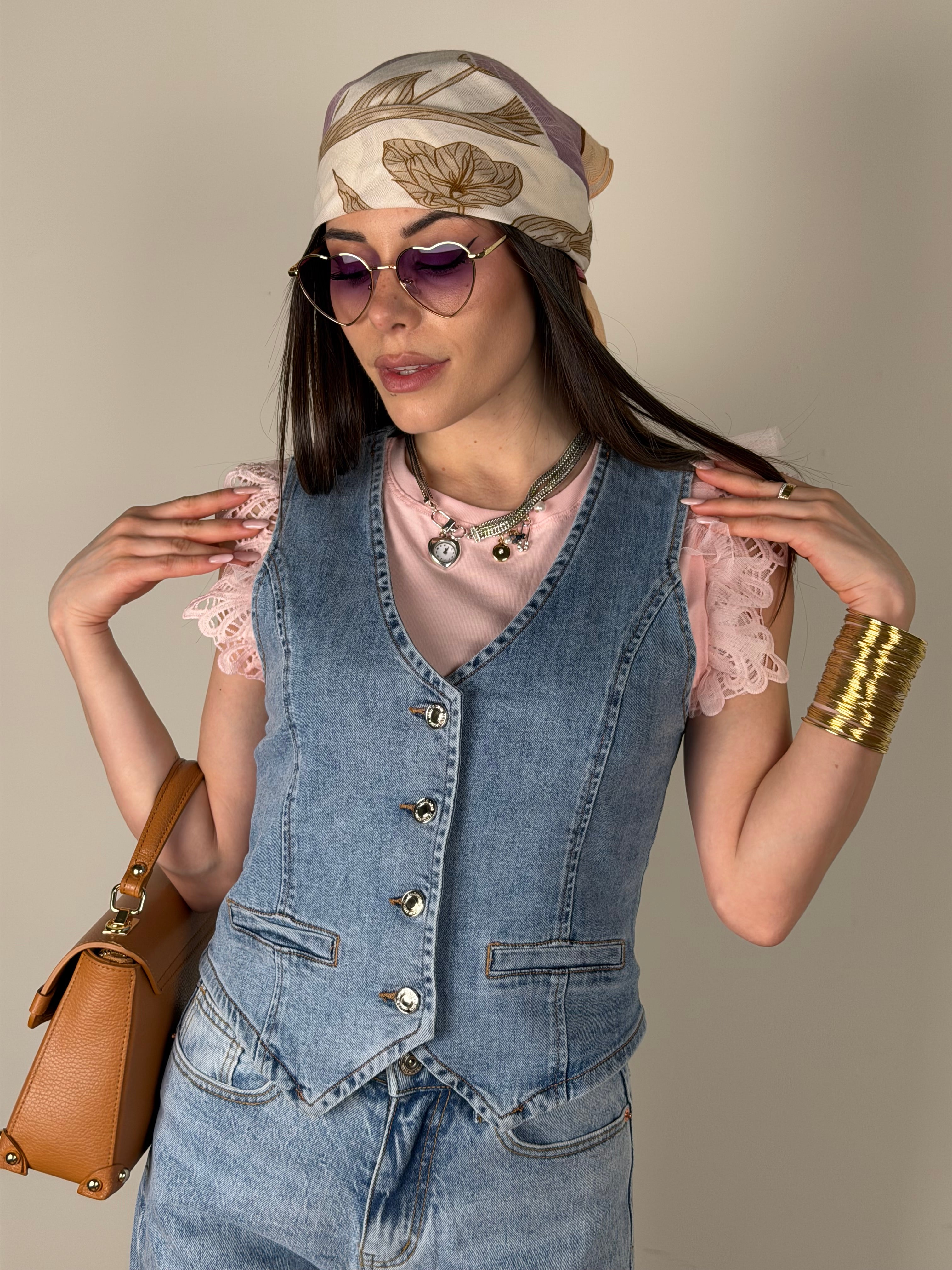 Gilet jeans Barcellona