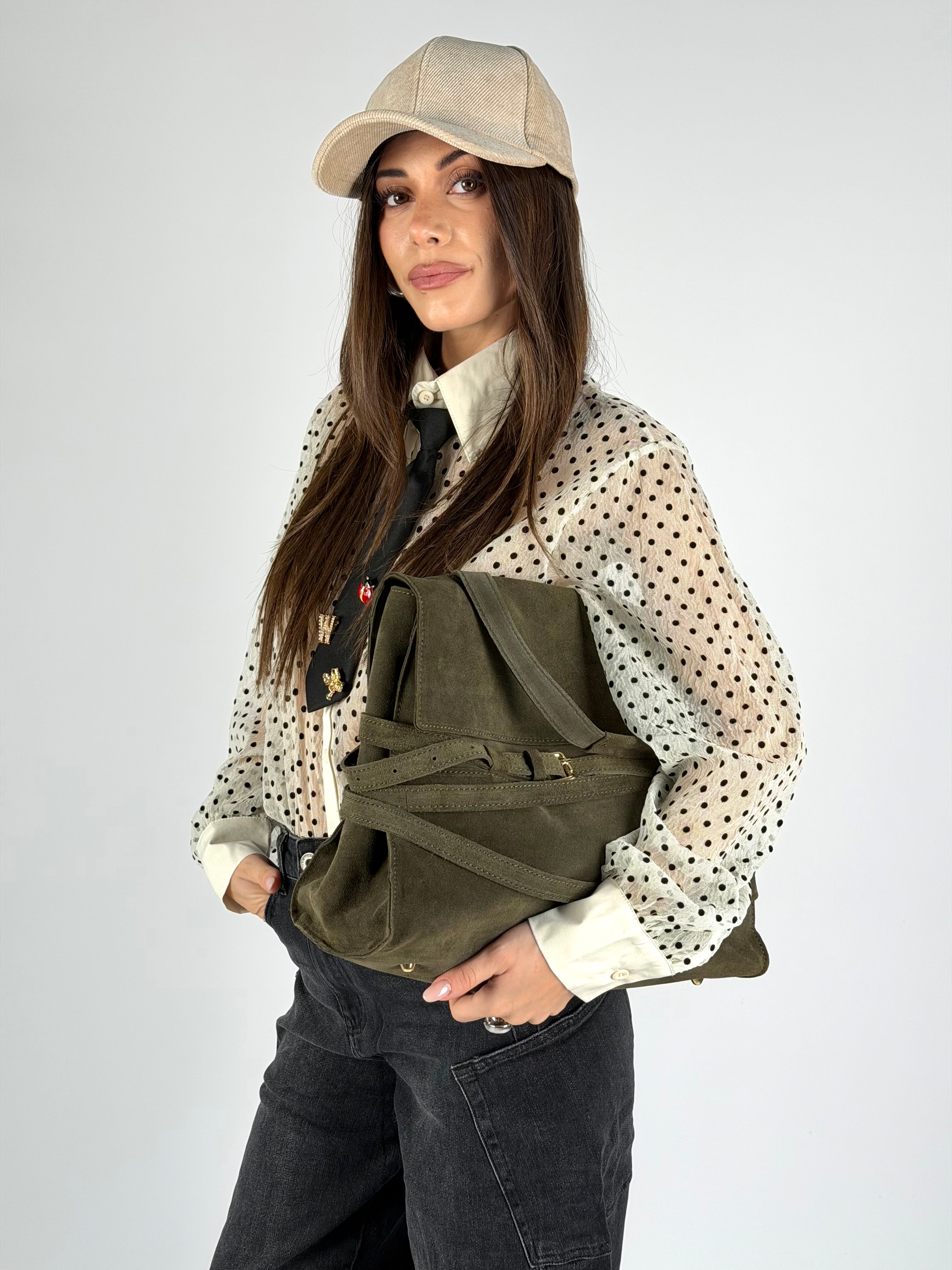 Camicia velo pois bianca