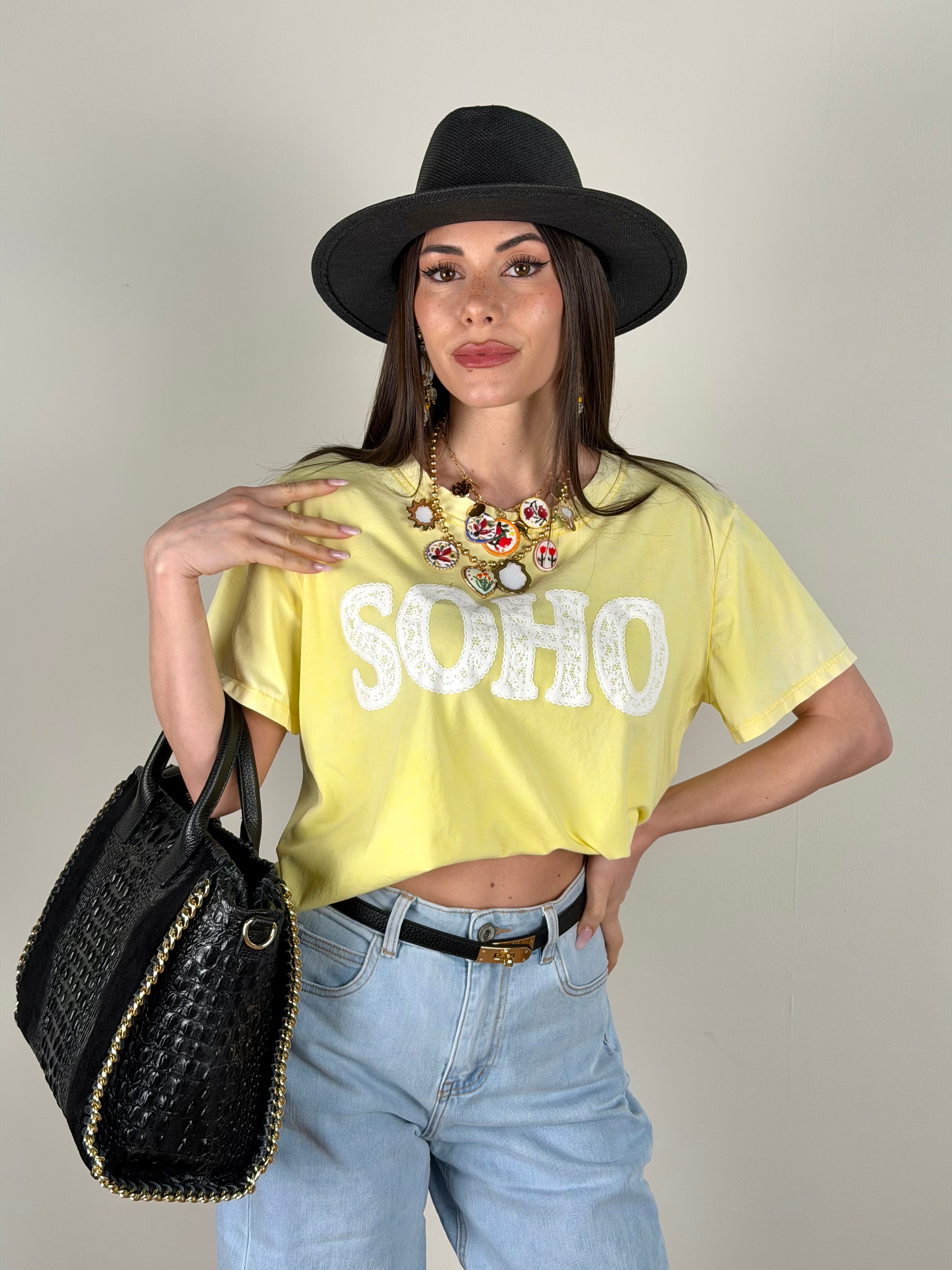 T-shirt Soho colors gialla