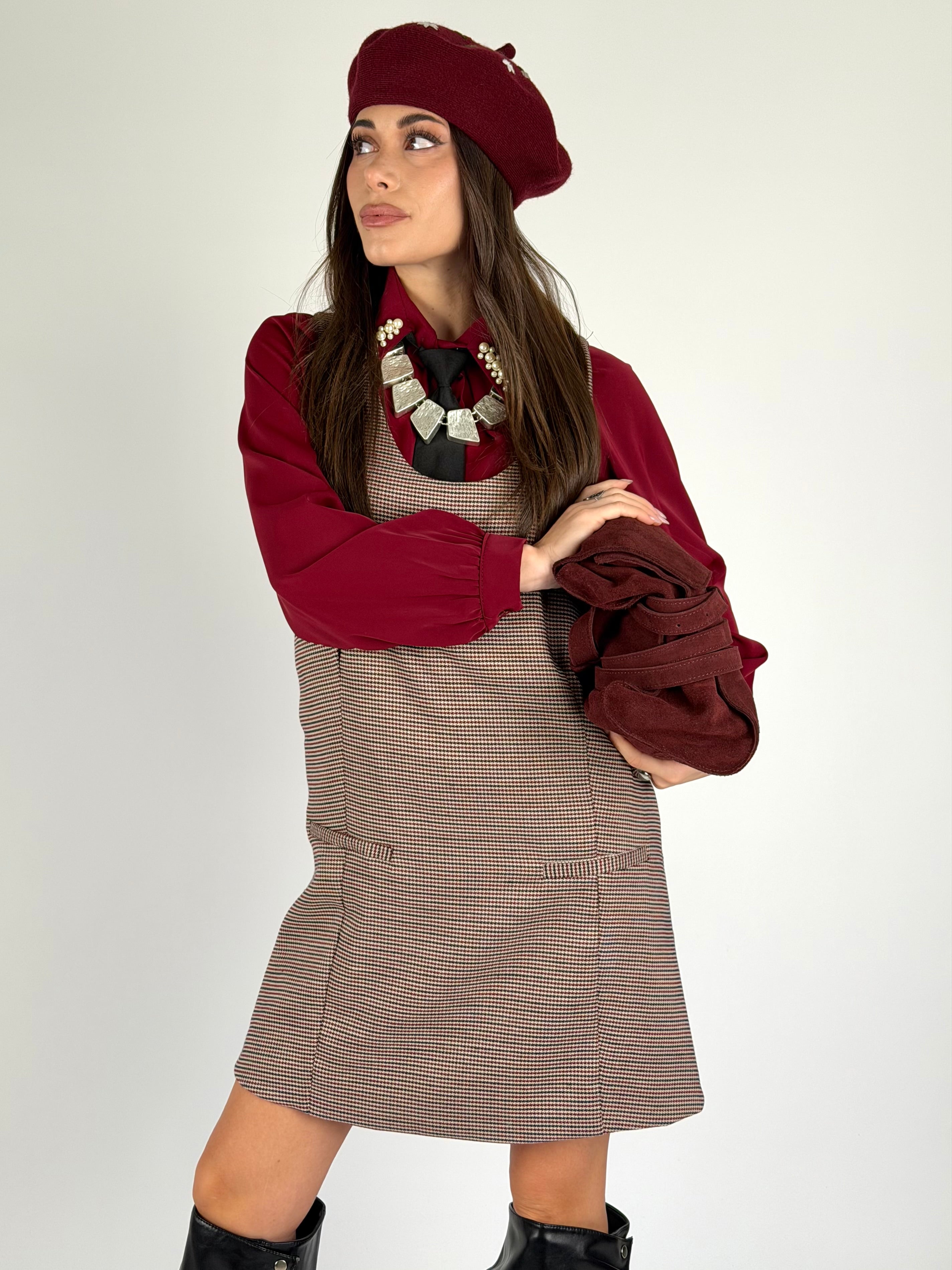 Abito madame bordeaux