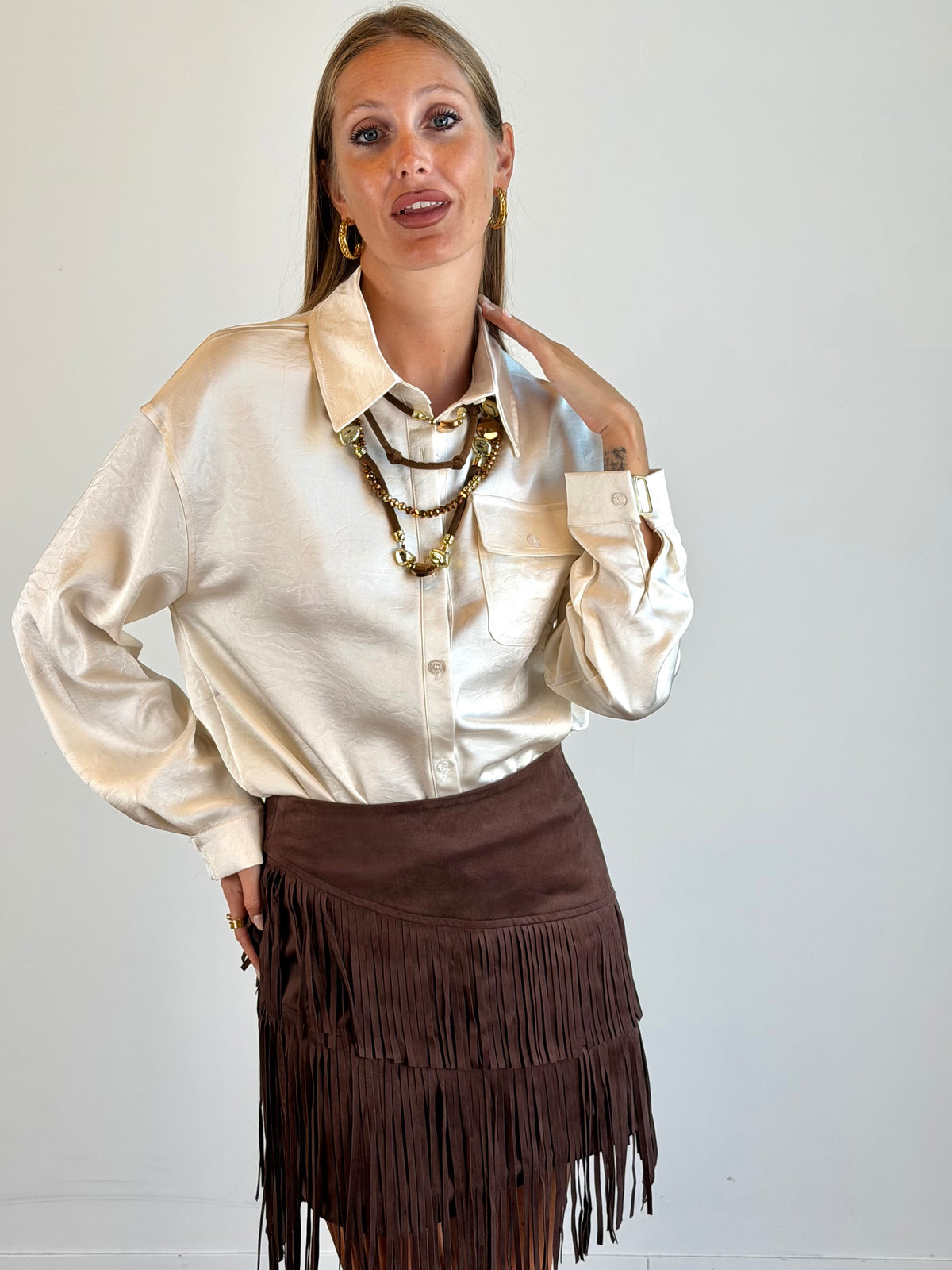 Camicia Secret beige