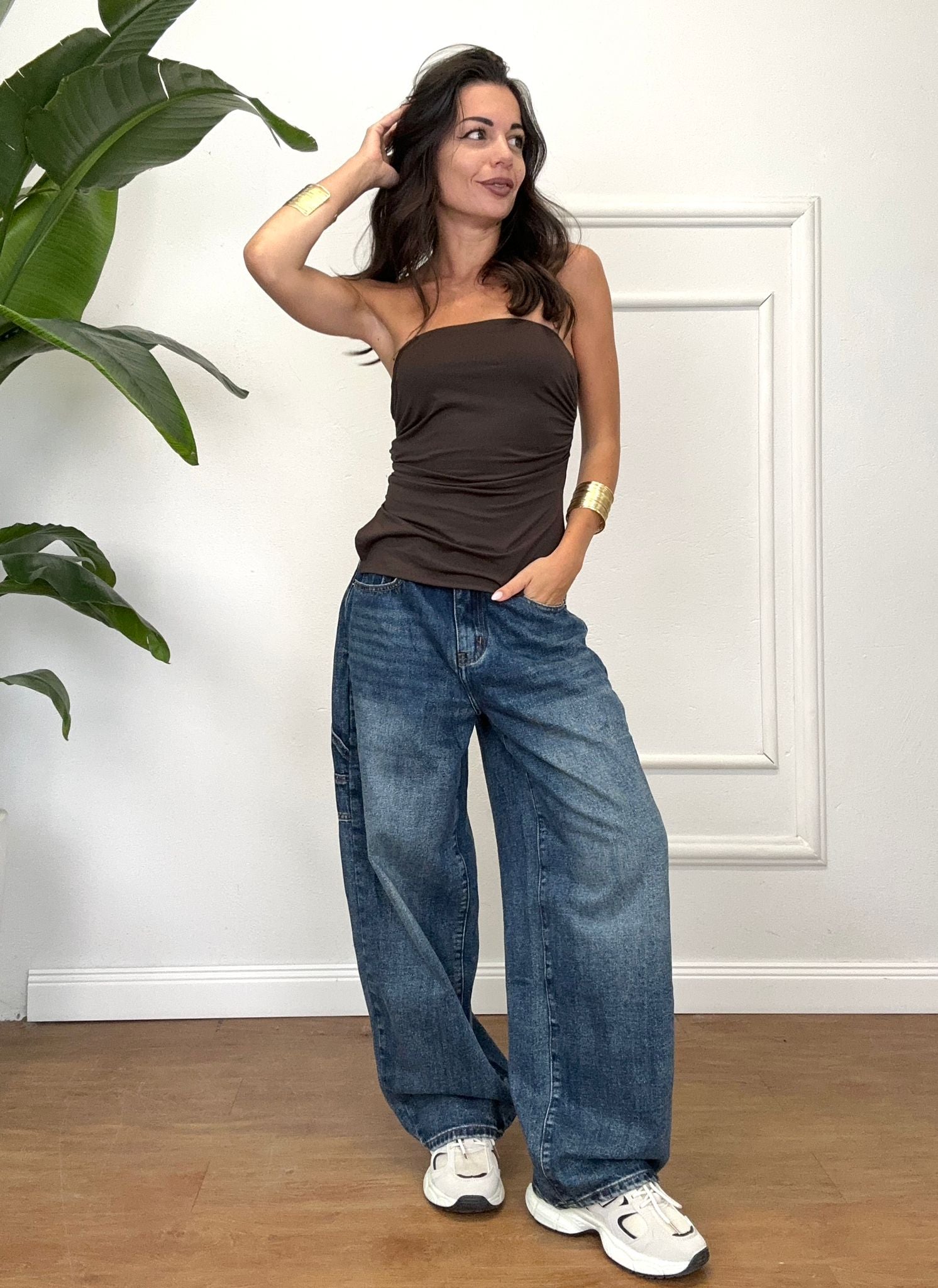 Jeans cargo Eres blu