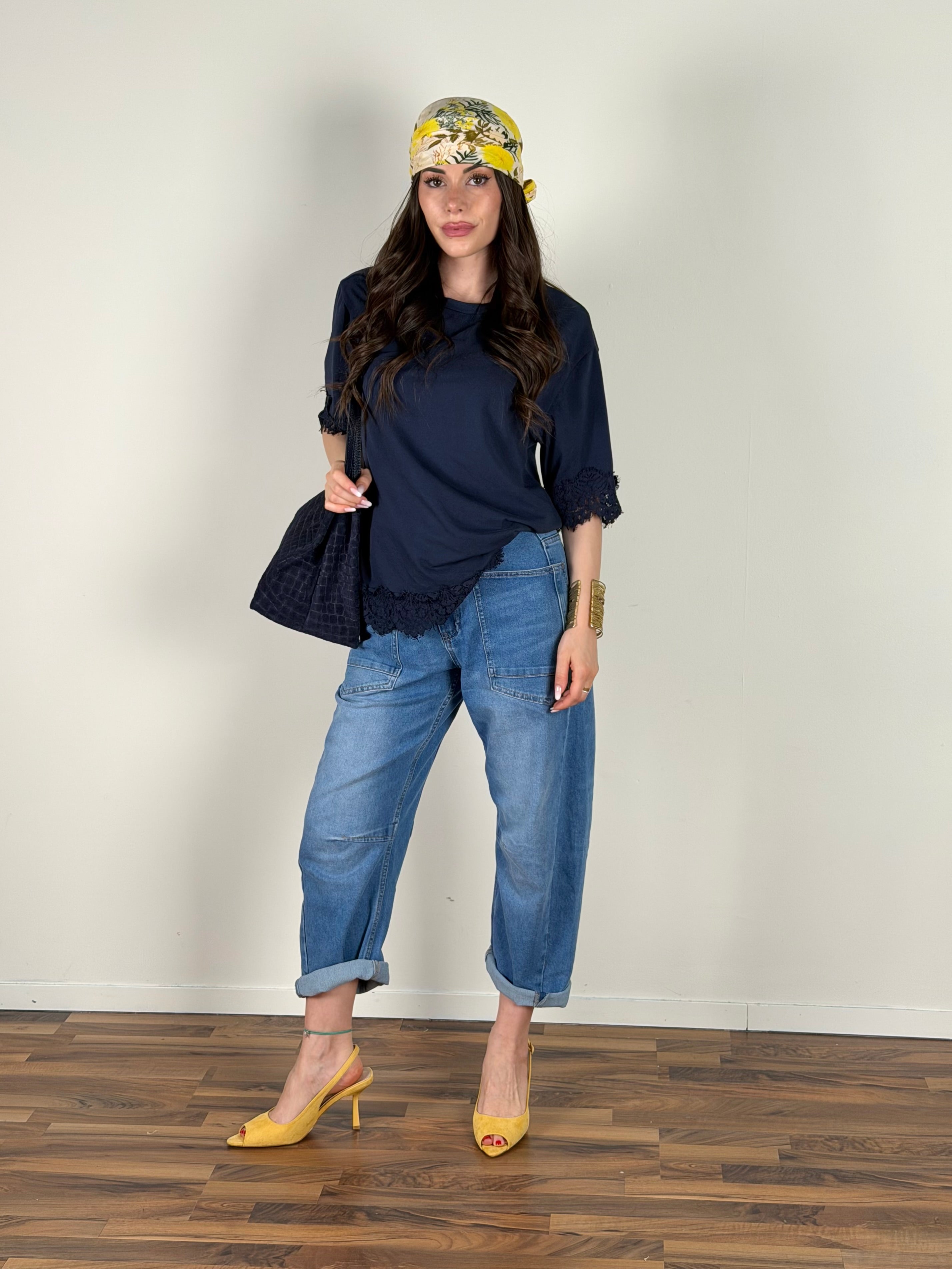T-shirt Lara blu