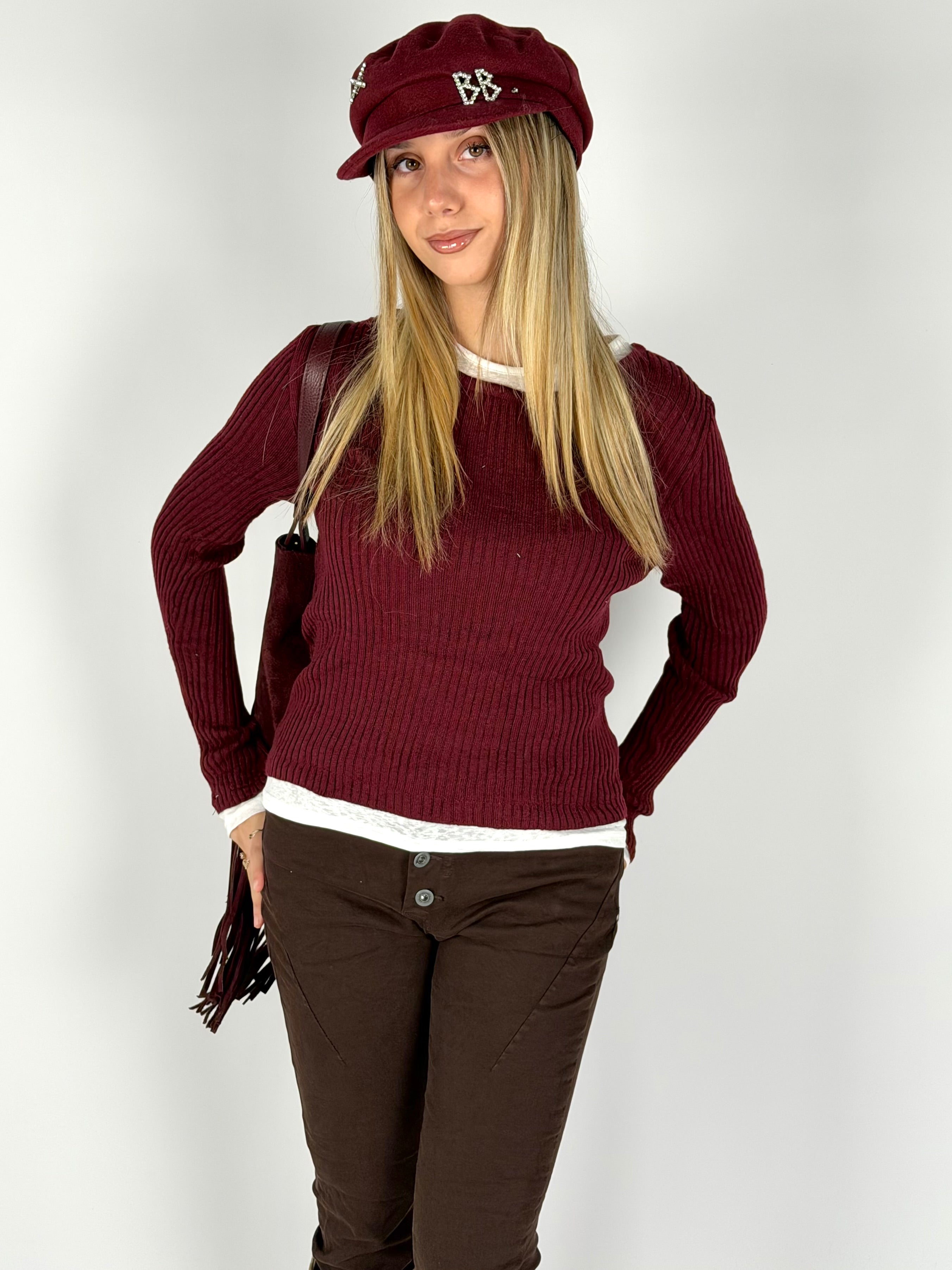 Maglia Rebel bordeaux