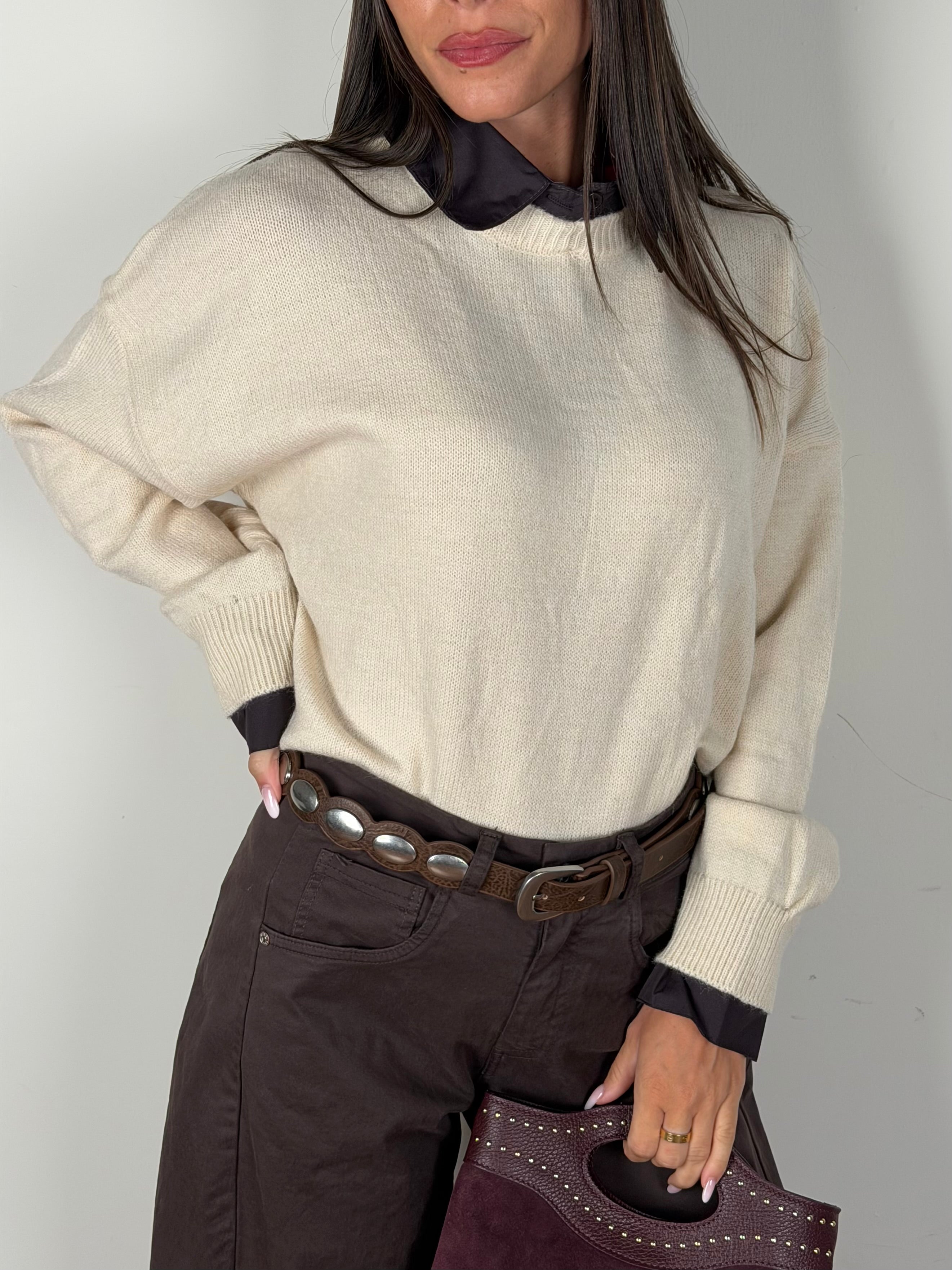 Maglia Clelia beige