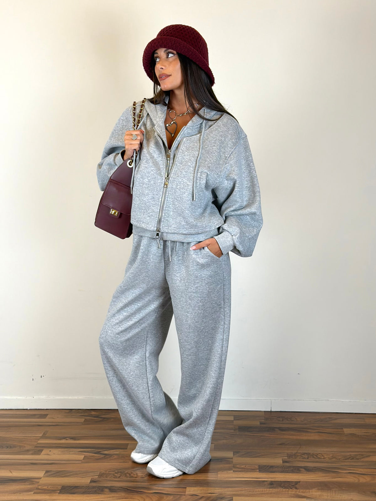 Pantalone tuta MOOD grigia