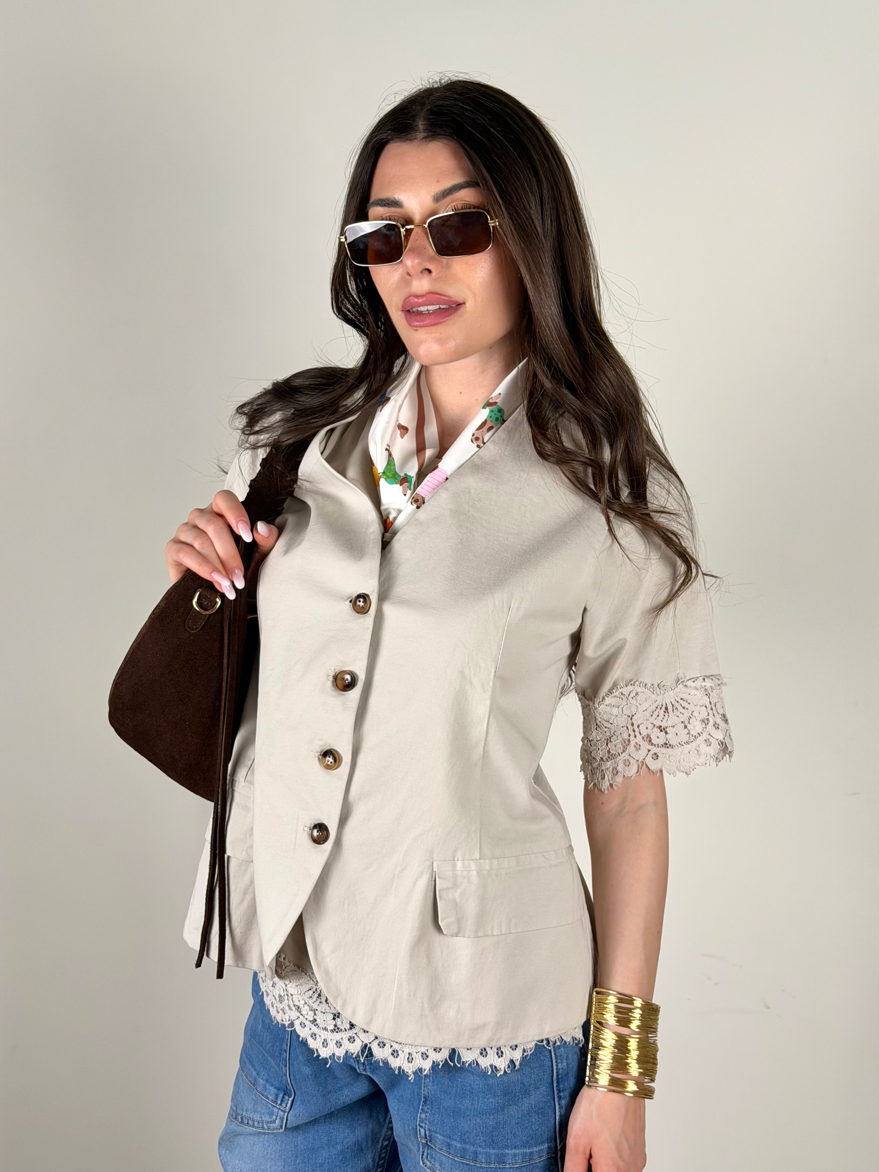 Gilet Lara beige