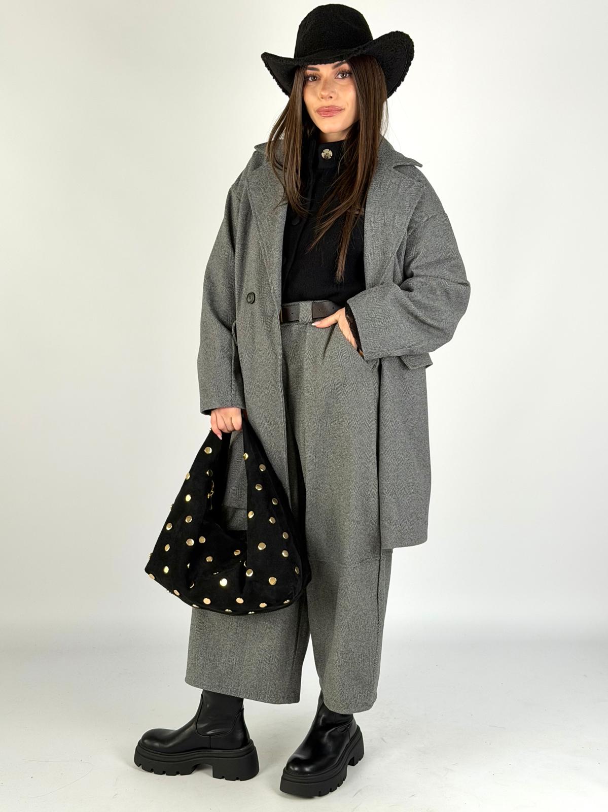 Cappotto bonton nero