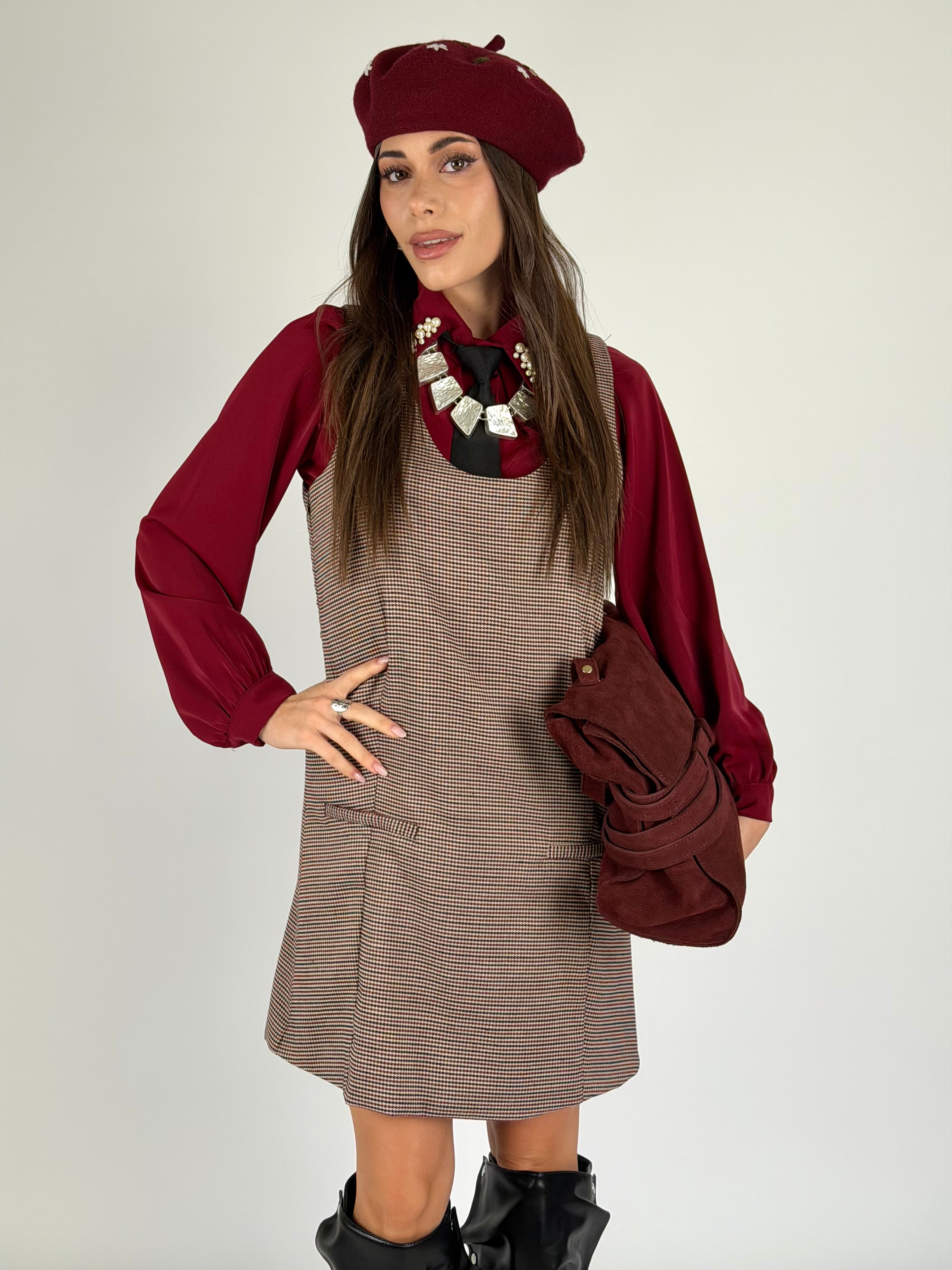 Abito madame bordeaux