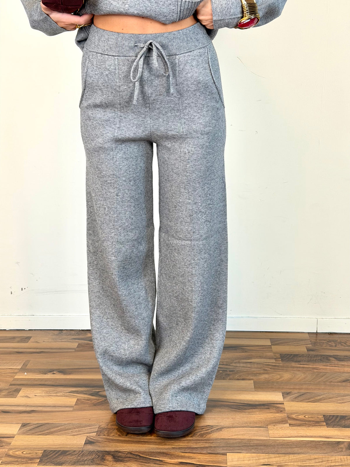 Tuta tasche grigio