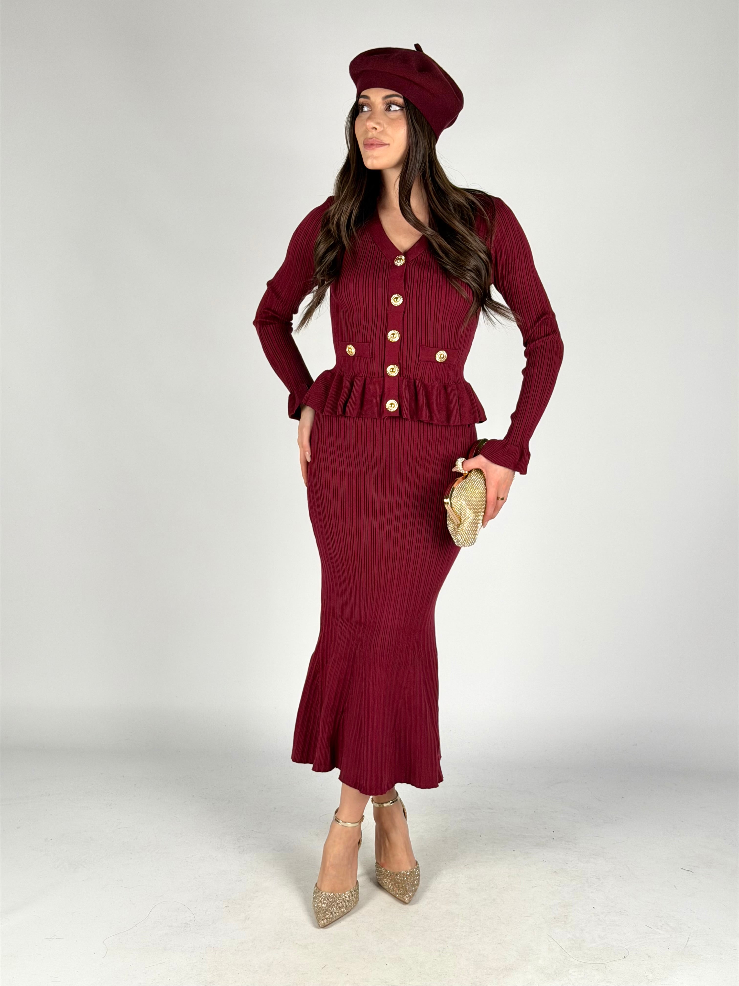 Set completo Cindy bordeaux