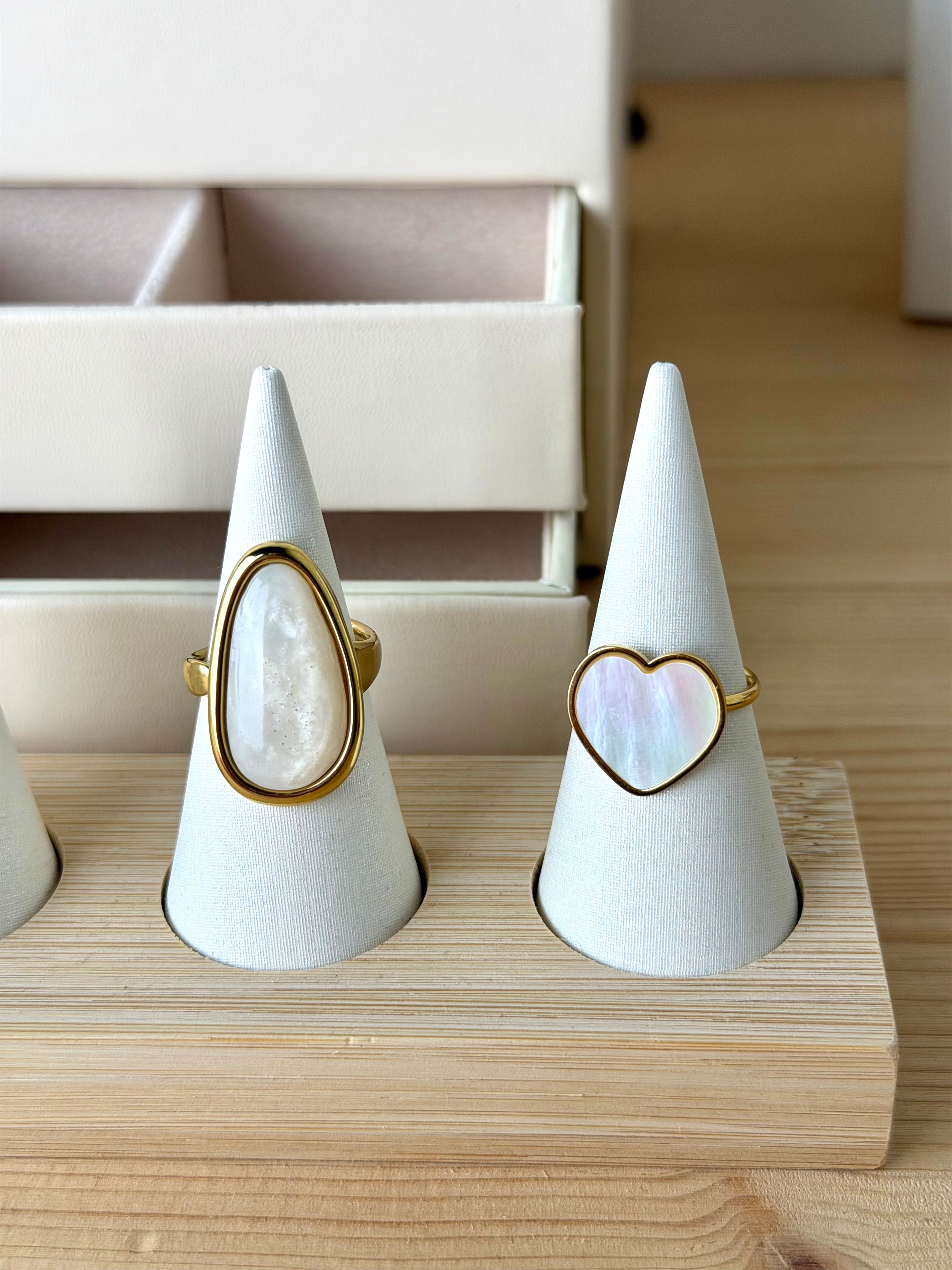 Anello cuore - COLLEZIONE MADREPERLA