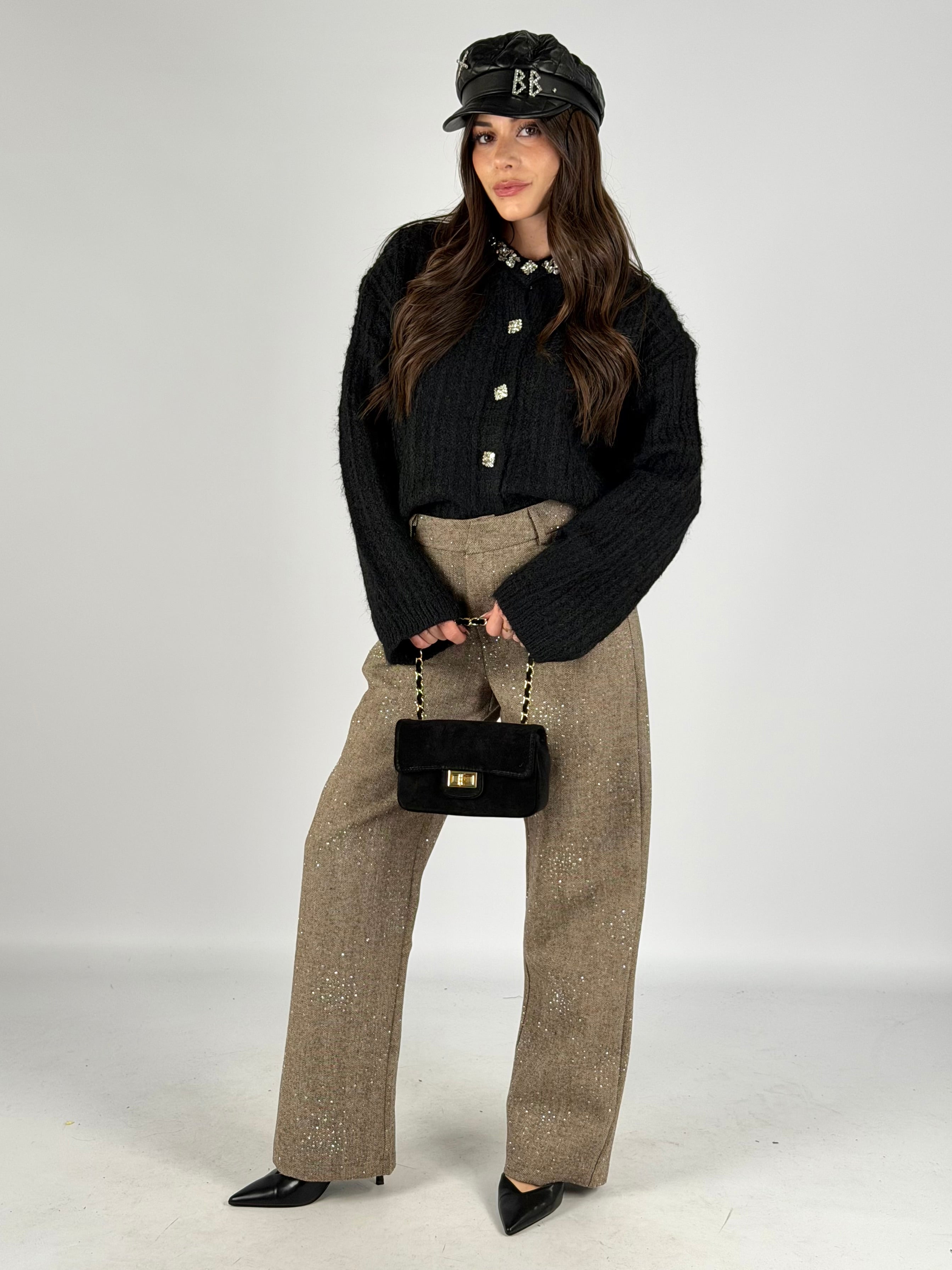 Pantalone Feliz tabacco