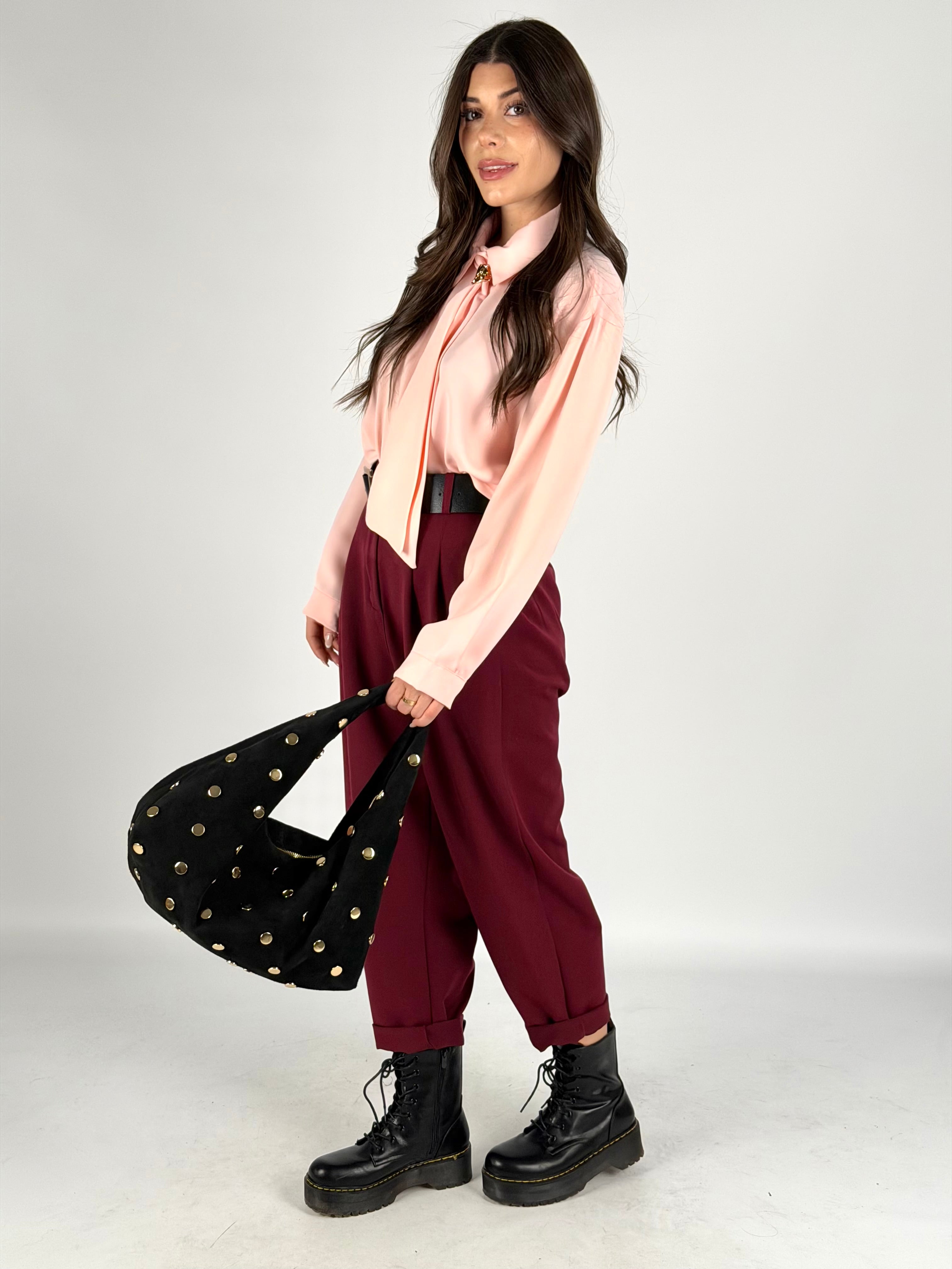 Pantalone Brenda bordeaux