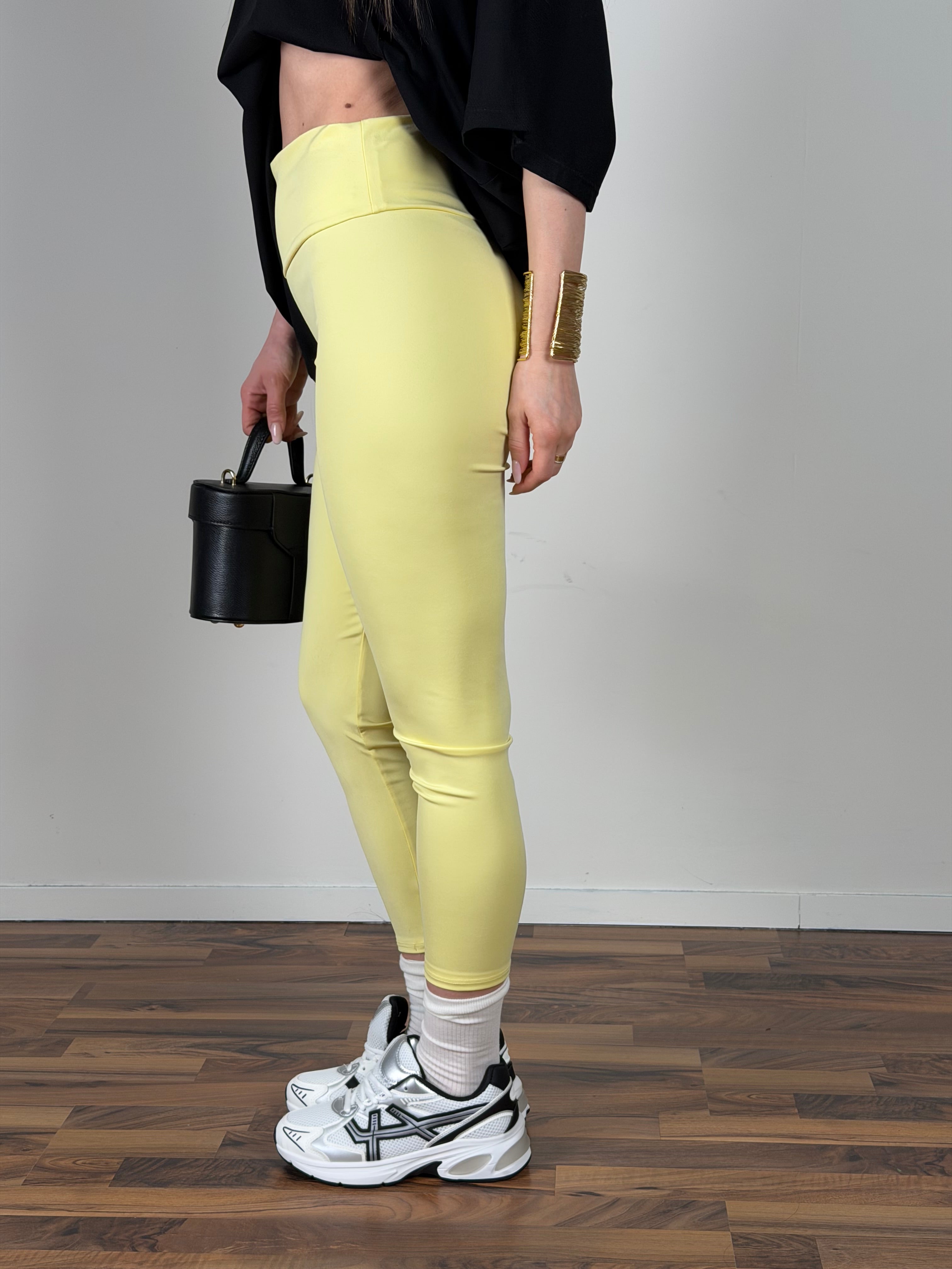 Leggins street giallo