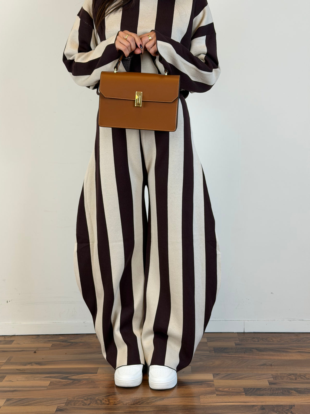 Pantalone tuta Zebra moro/panna