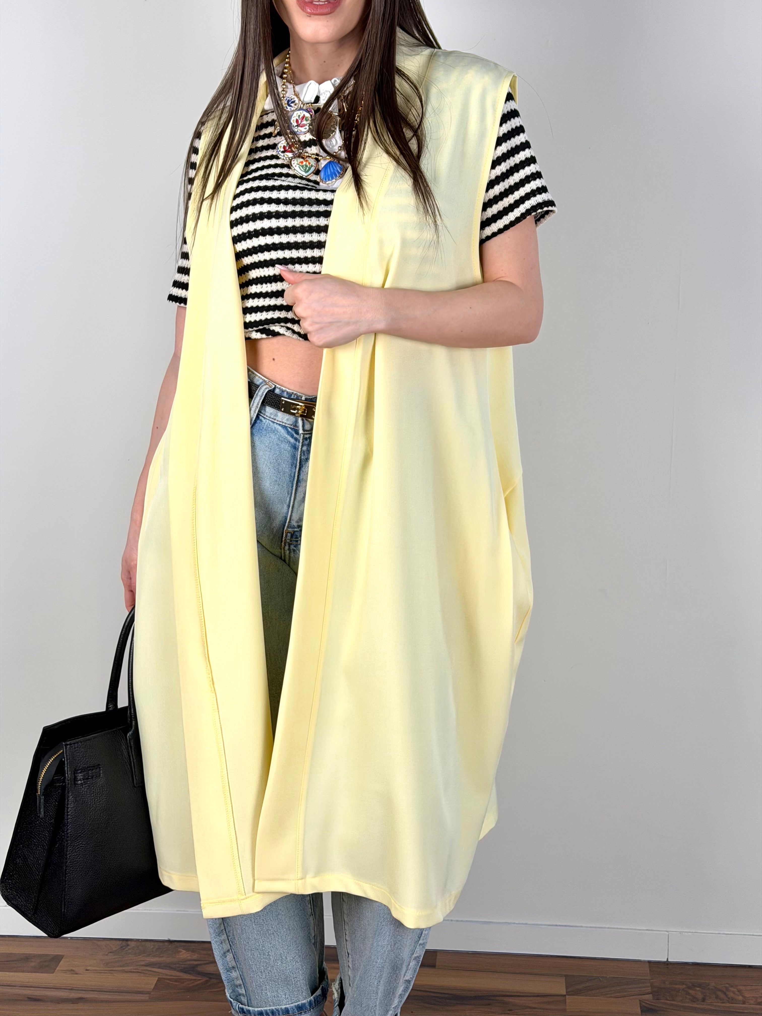 Cardigan Palermo giallo