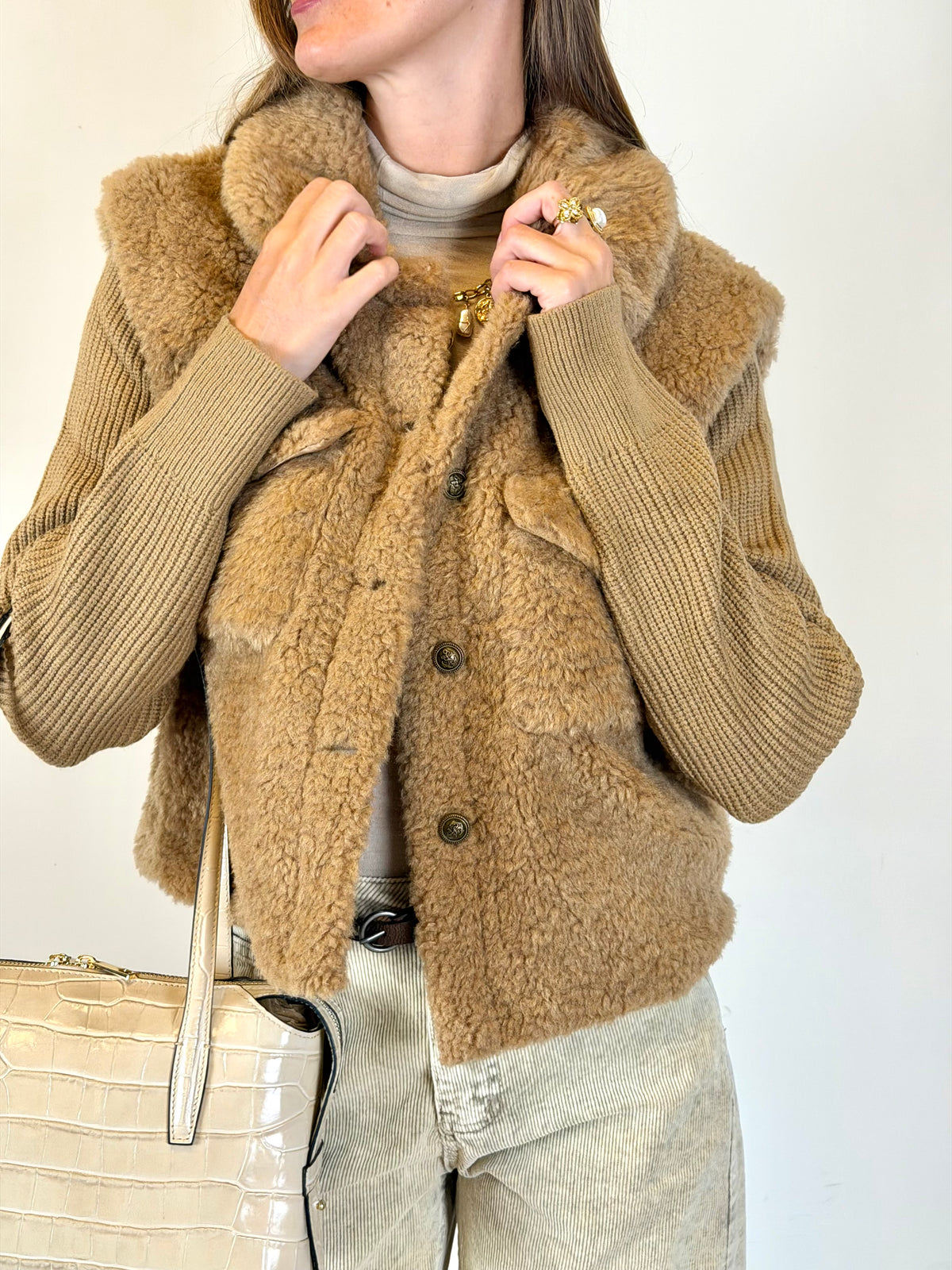 Maglia Teddy tabacco