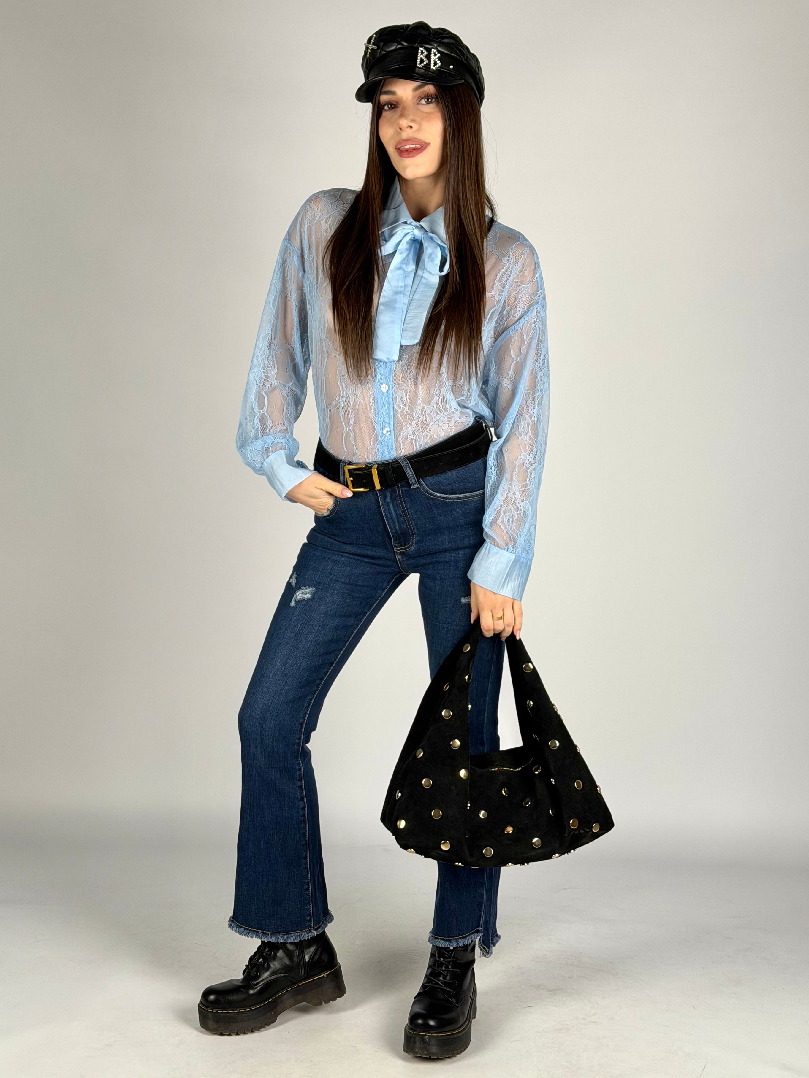 Camicia Mina celeste