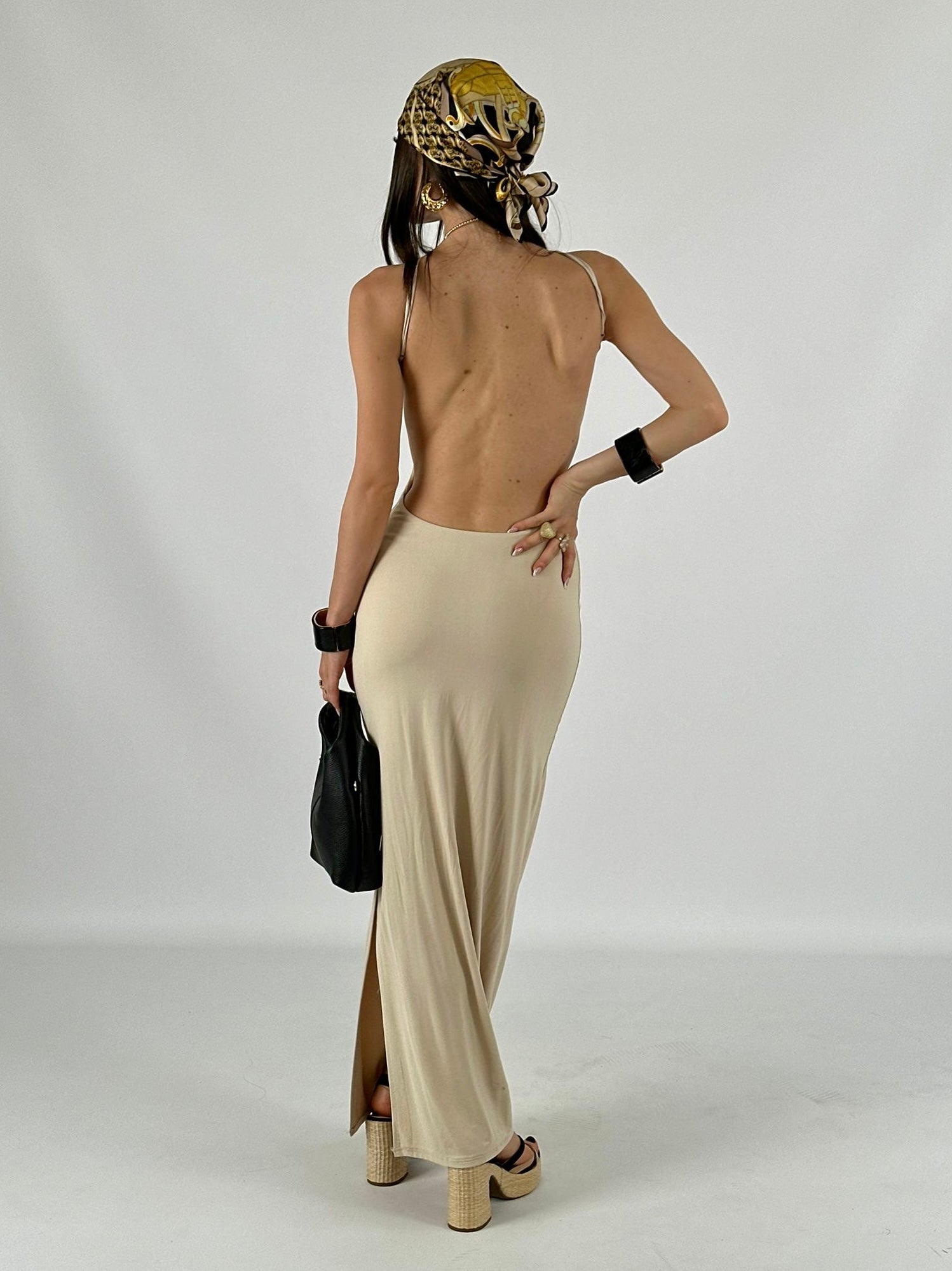 Abito triangle beige