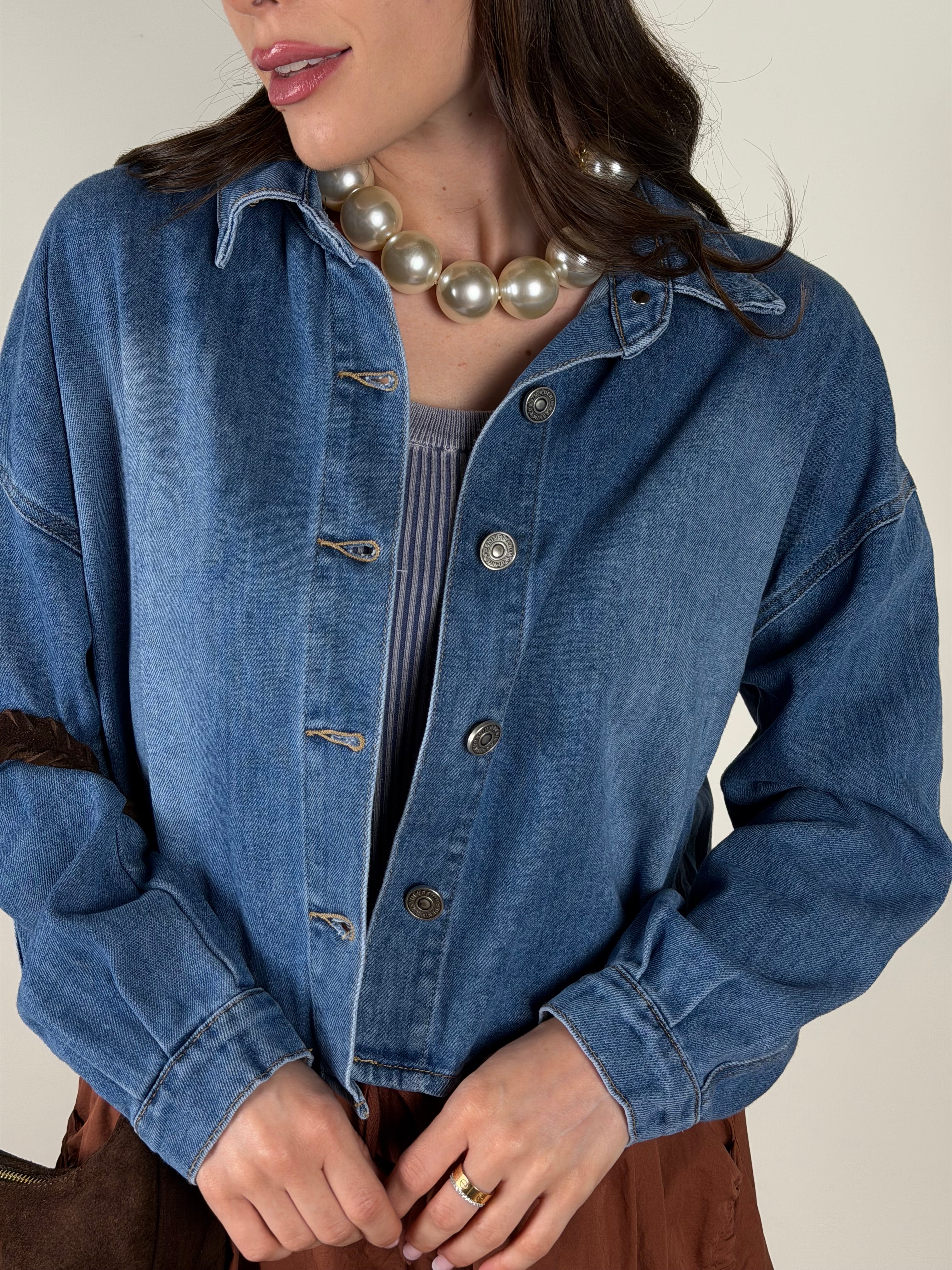 Giubbino jeans Cleo