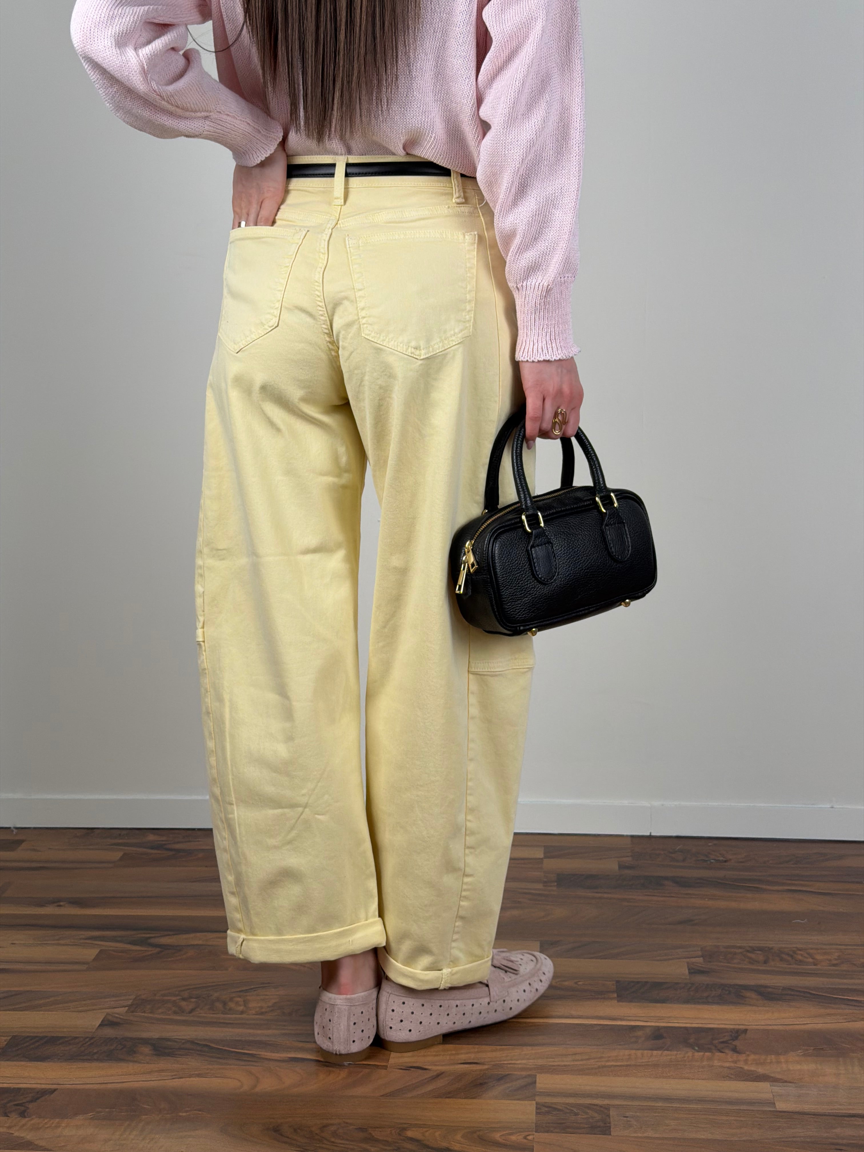 Jeans balloon colors giallo