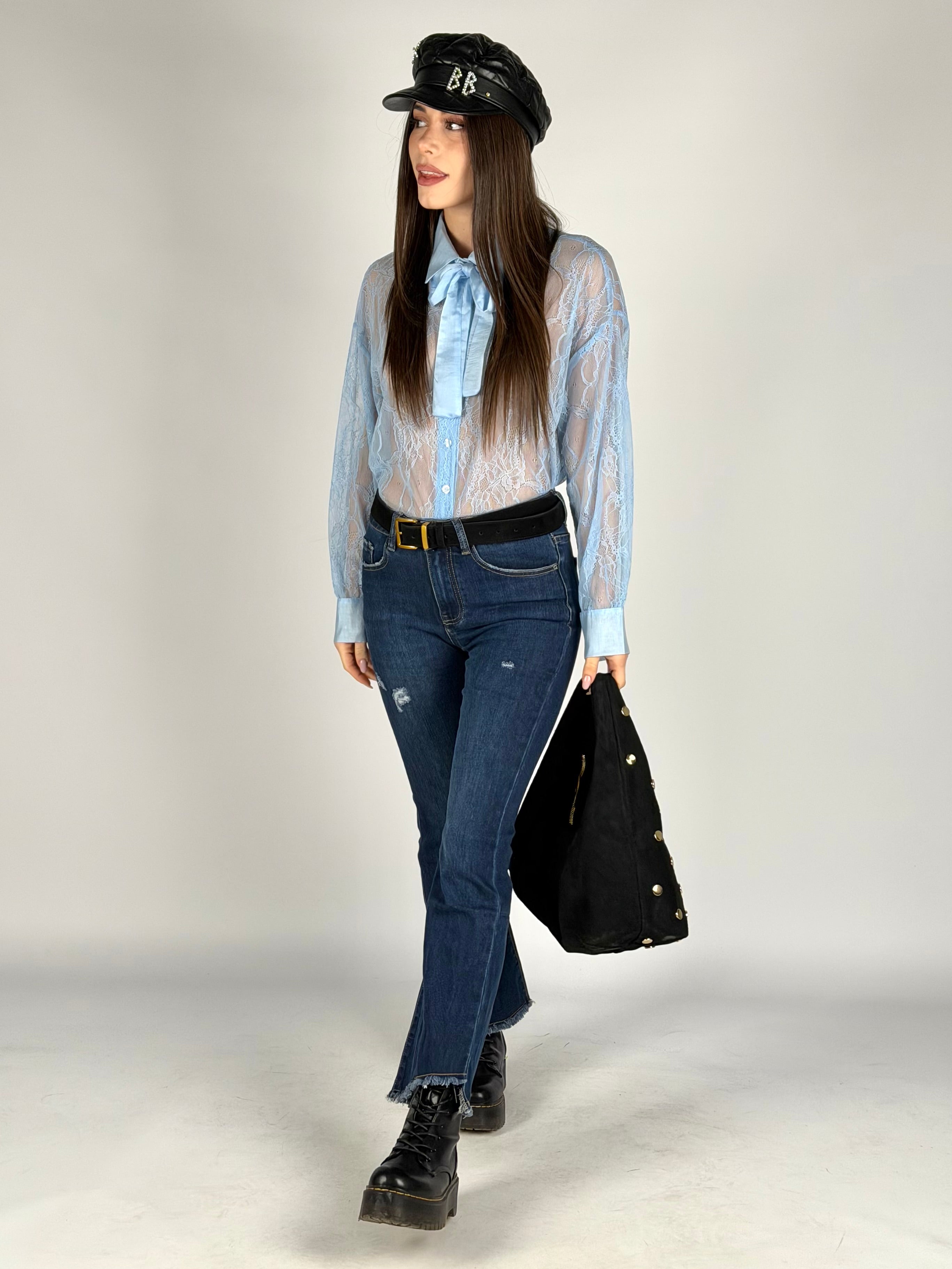 Camicia Mina celeste