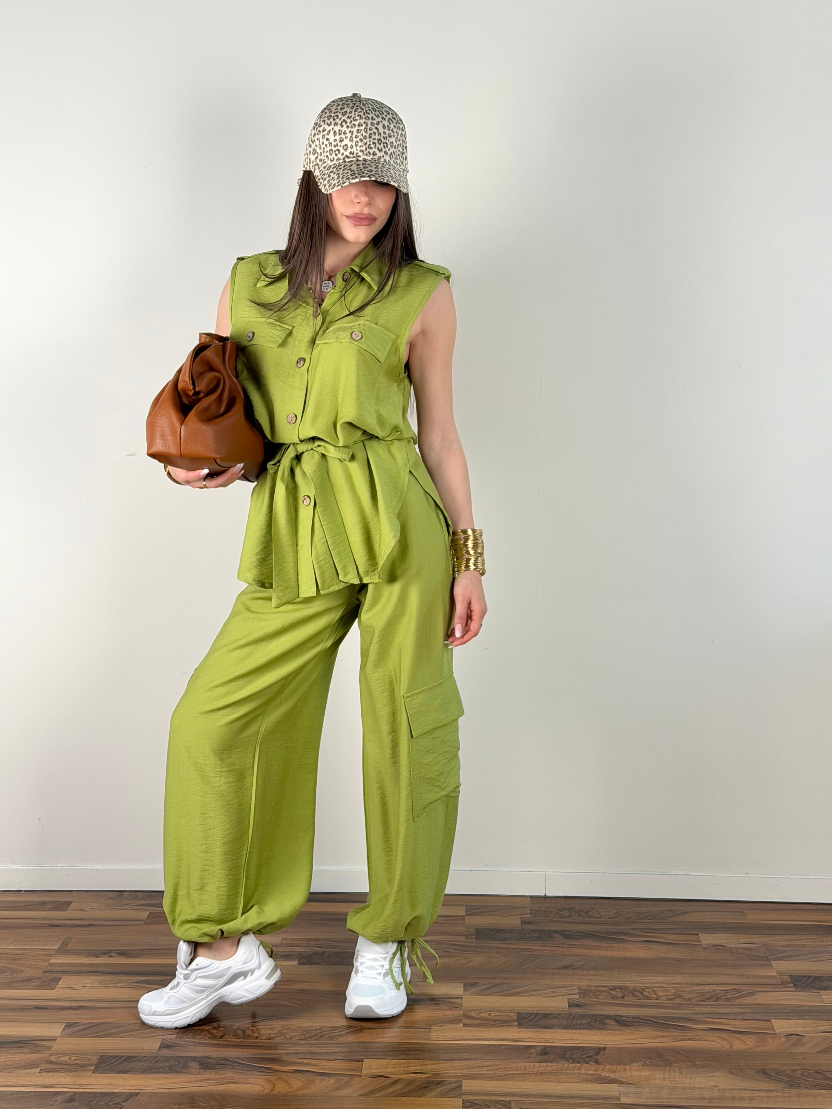 Pantalone Twist verde
