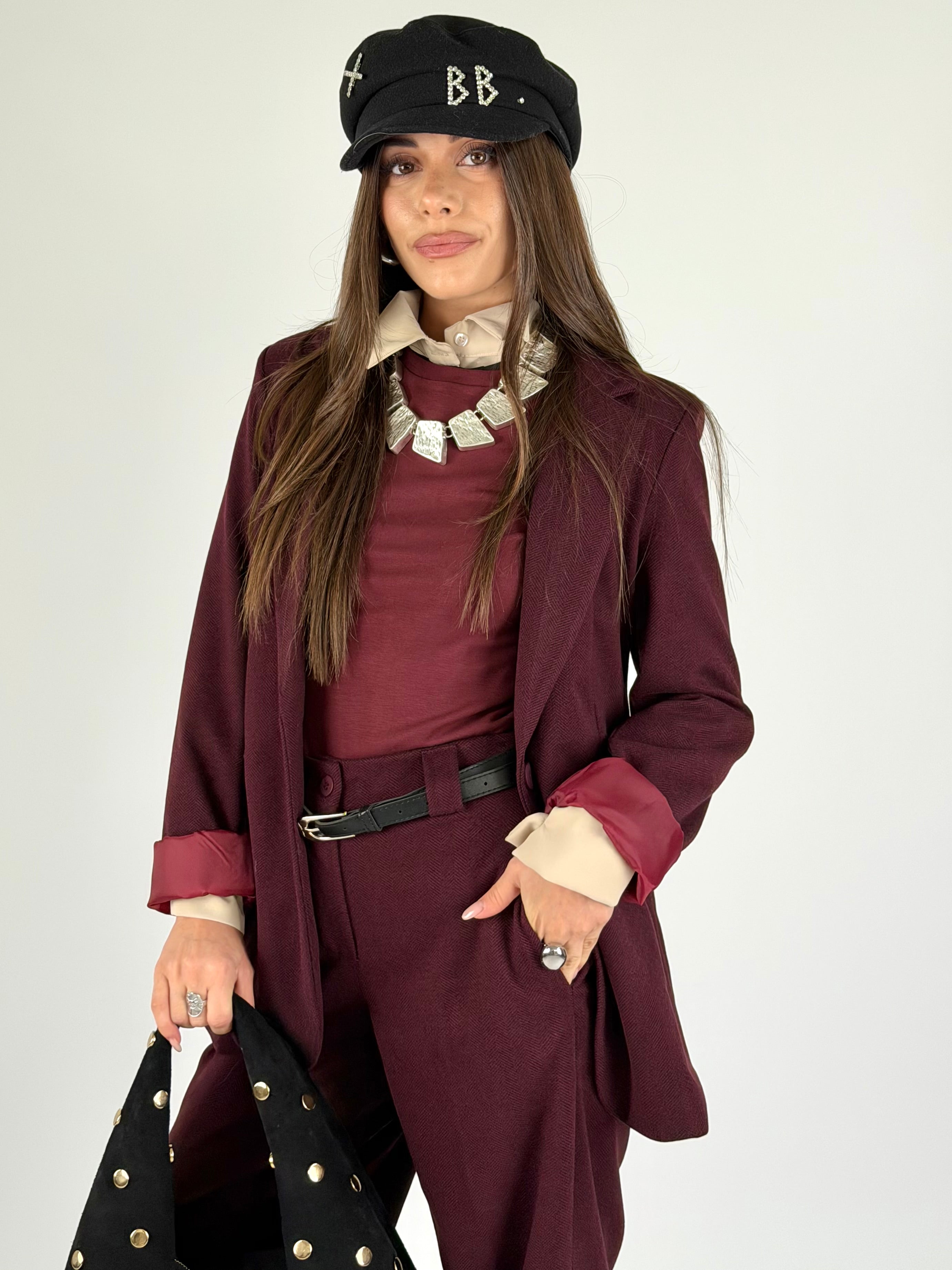 Giacca completo Lumy bordeaux