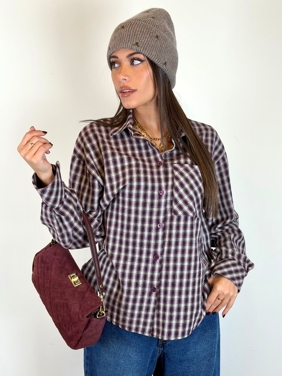 Camicia Boulevard bordeaux