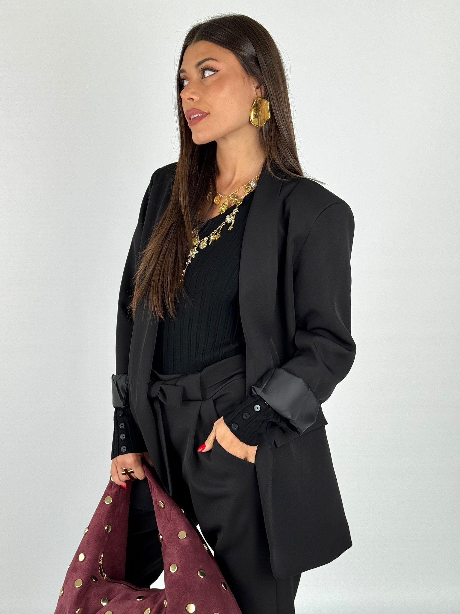 Giacca completo Amira nero