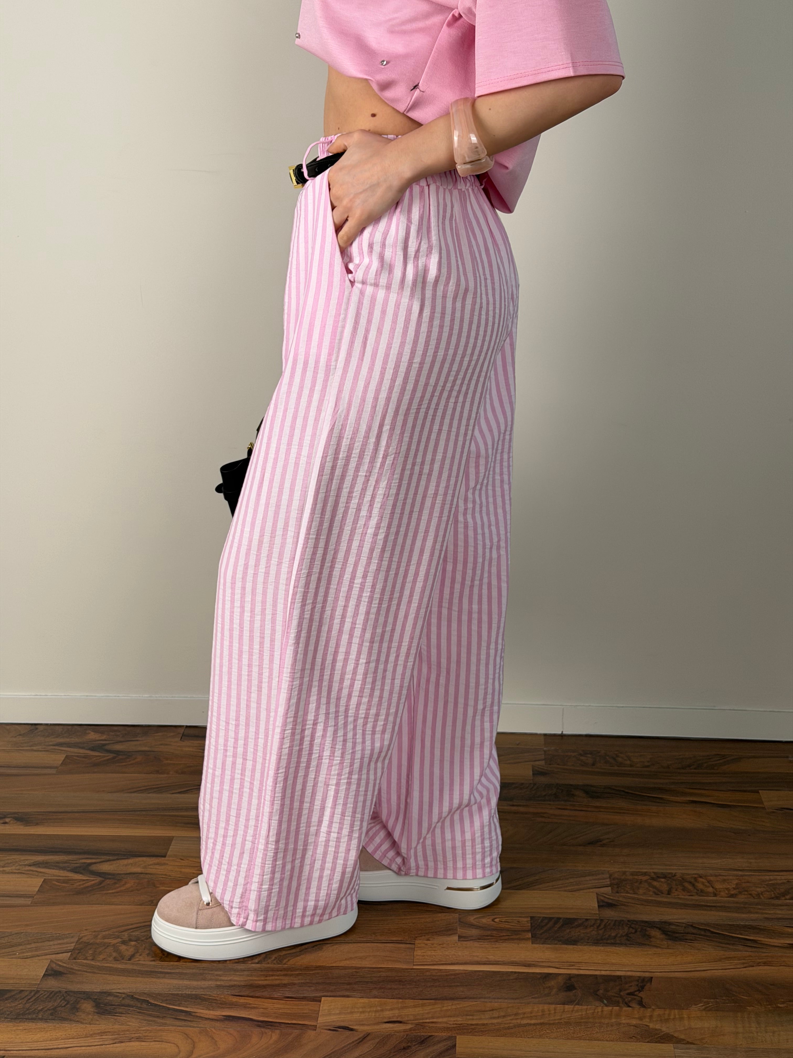 Pantalone Essenza rosa