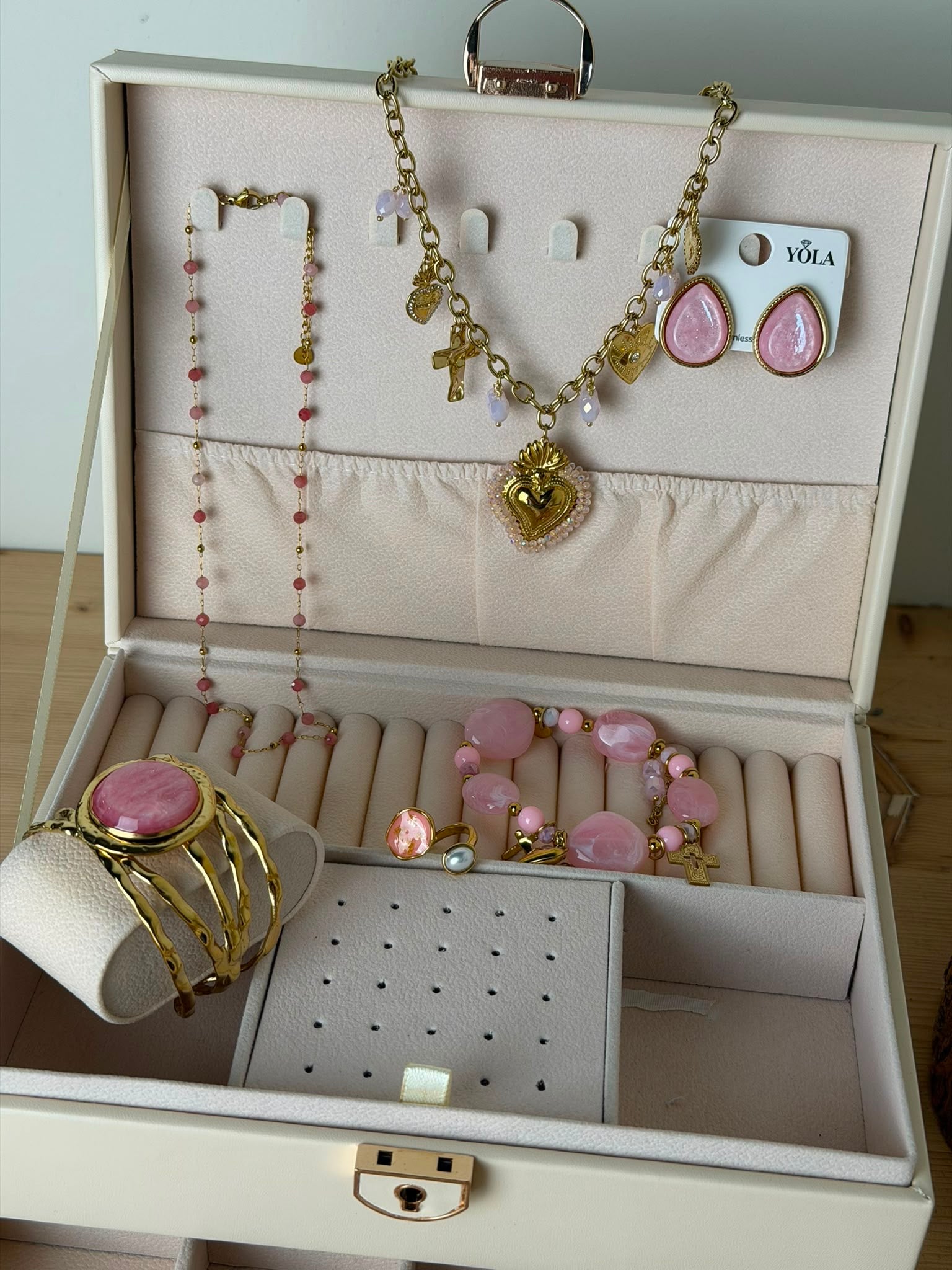 Bracciale rigido ROSA - collezione HAPPY