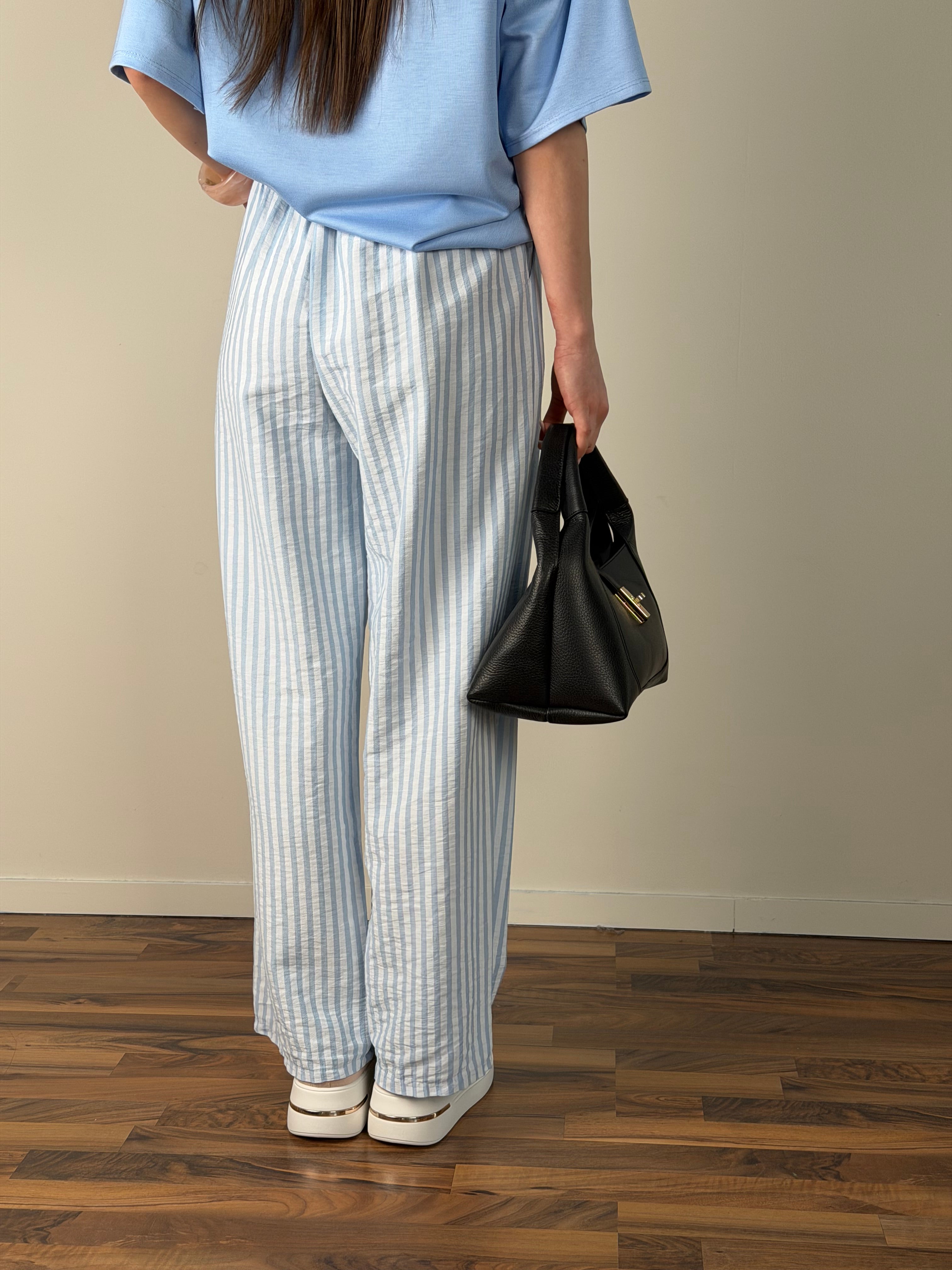 Pantalone Essenza celeste