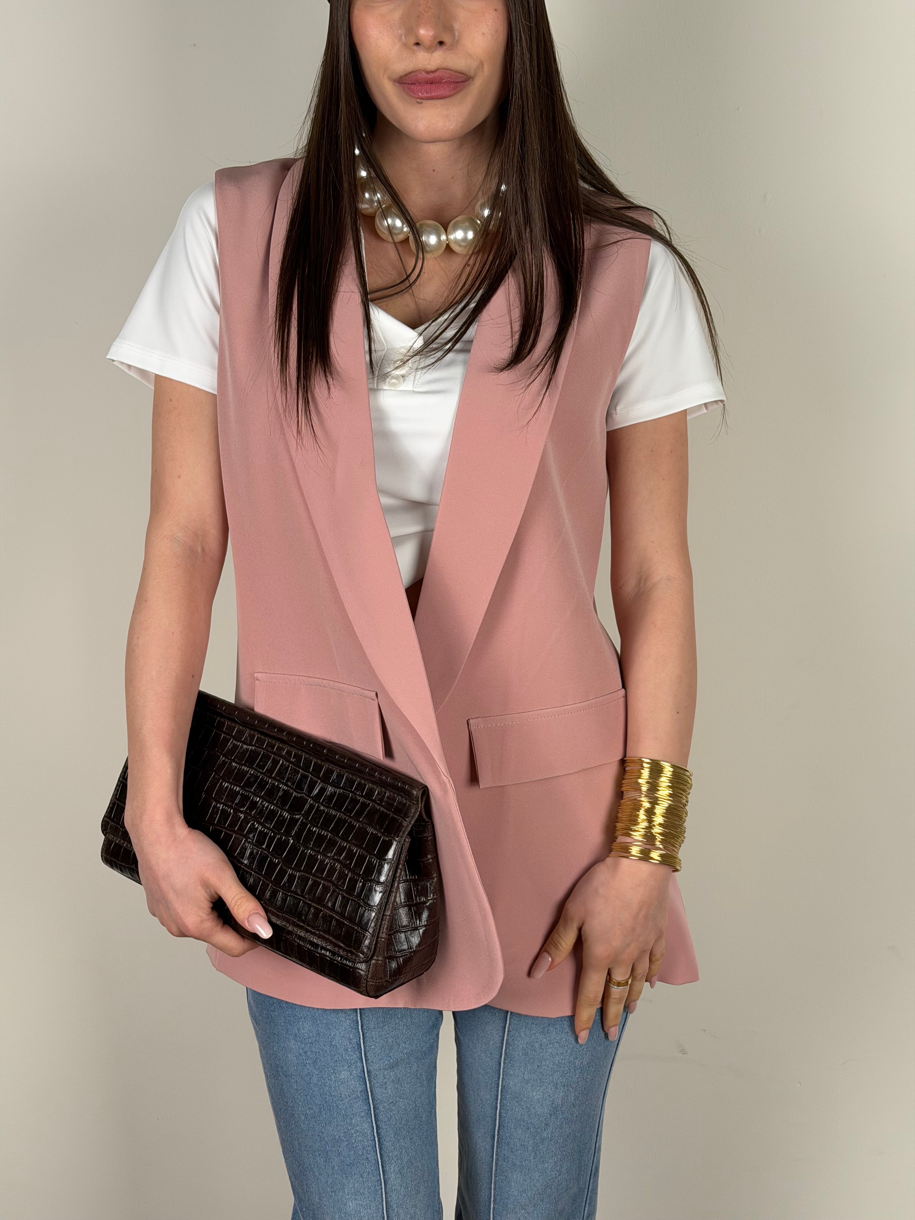 Gilet Sasha rosa