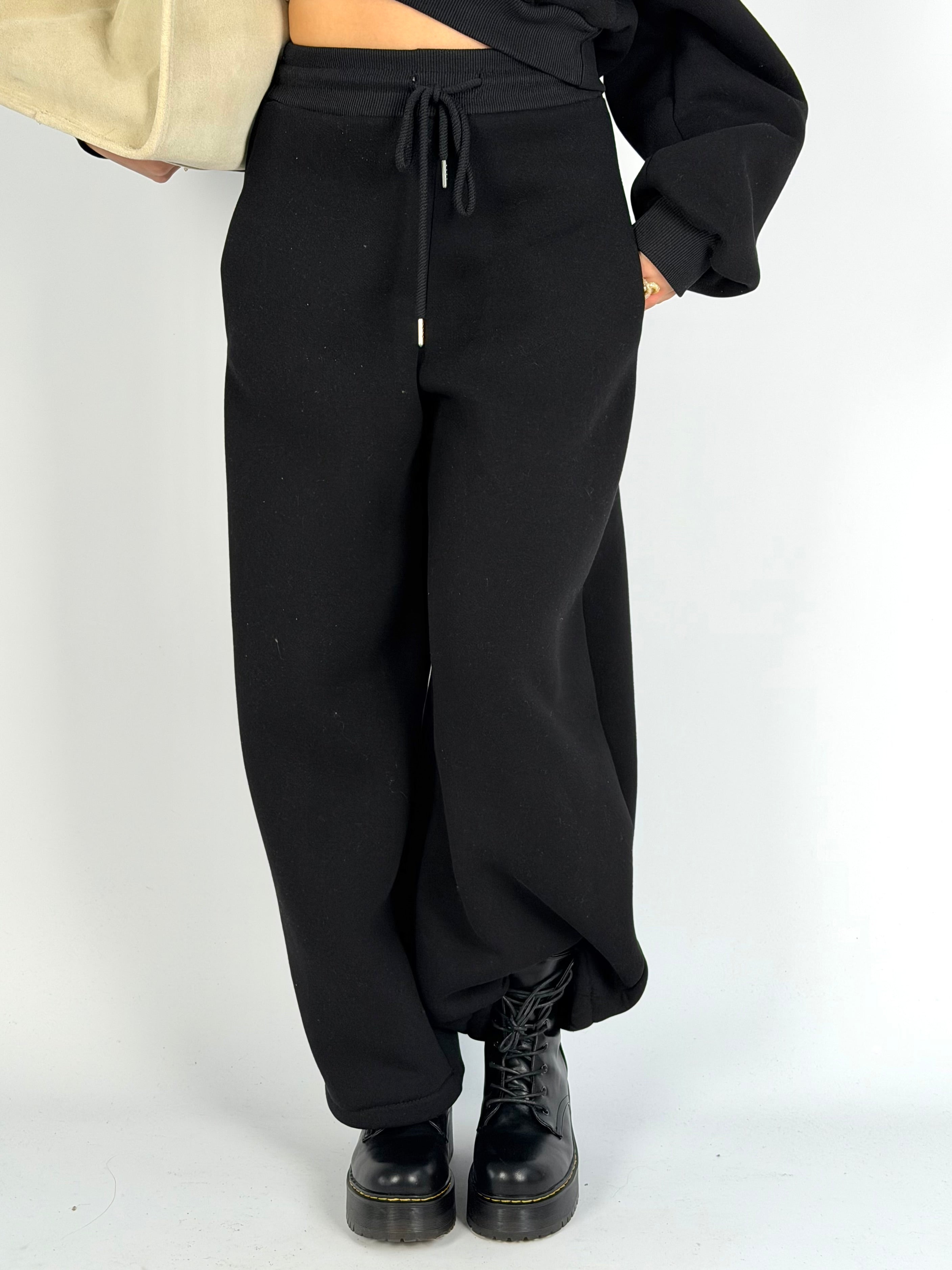 Pantalone tuta sportiva Diva nera