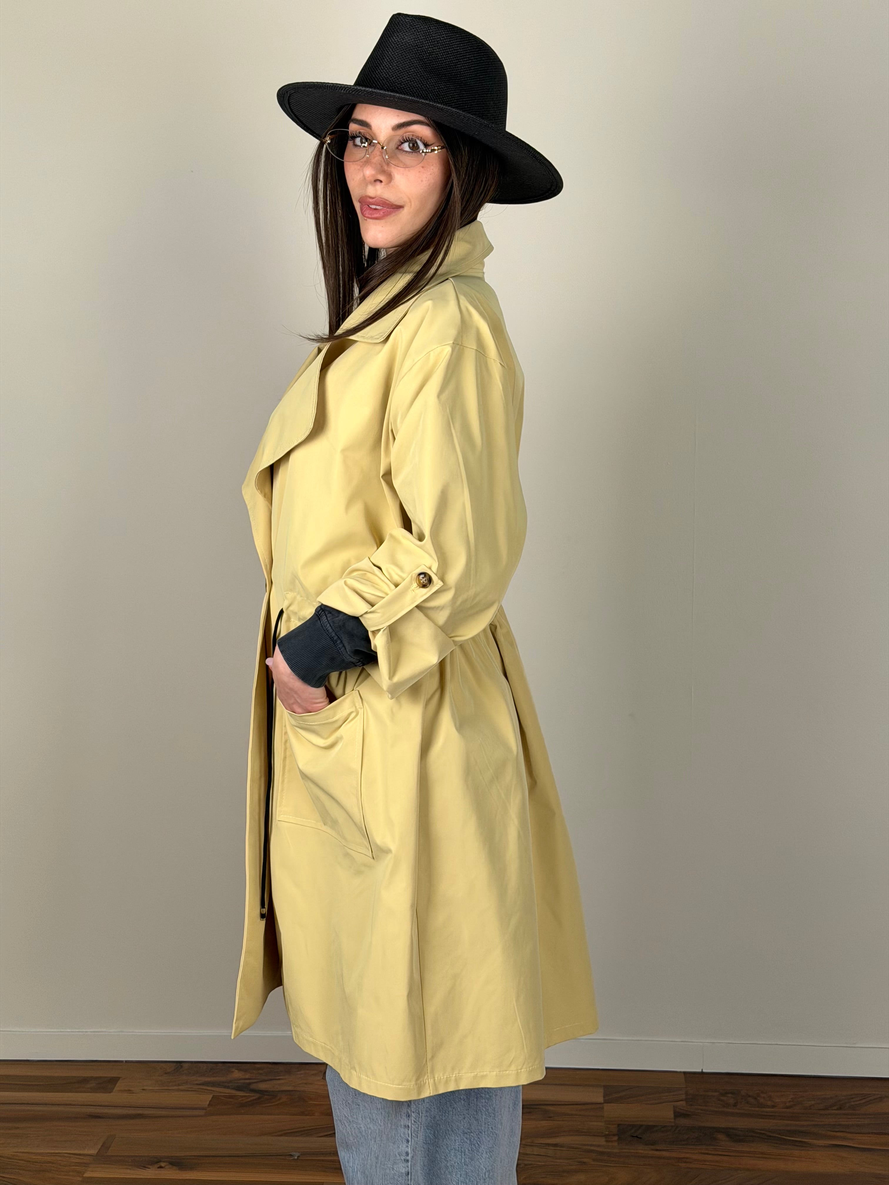 Trench Impero giallo