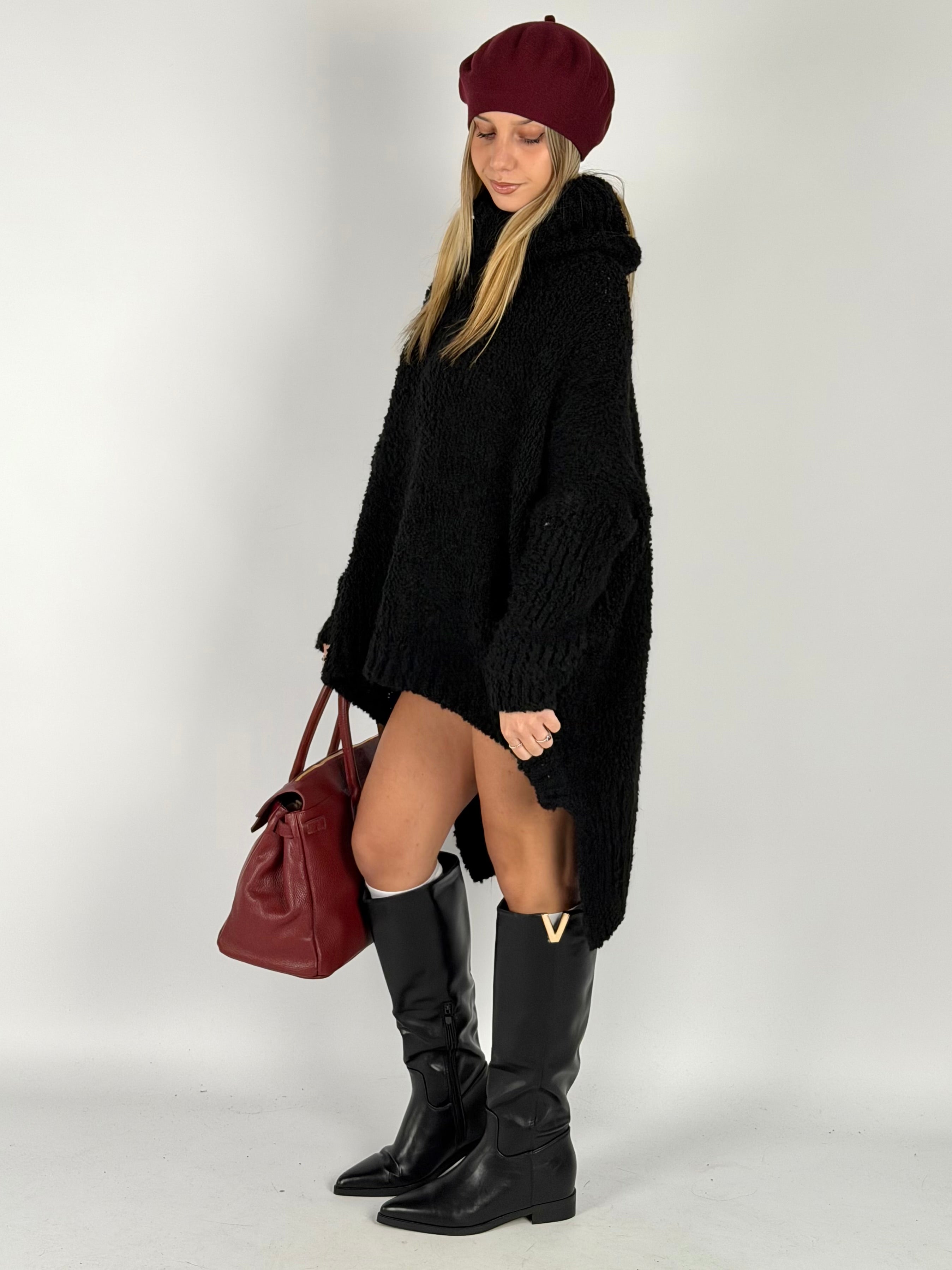 Abito maglia Marzia nero