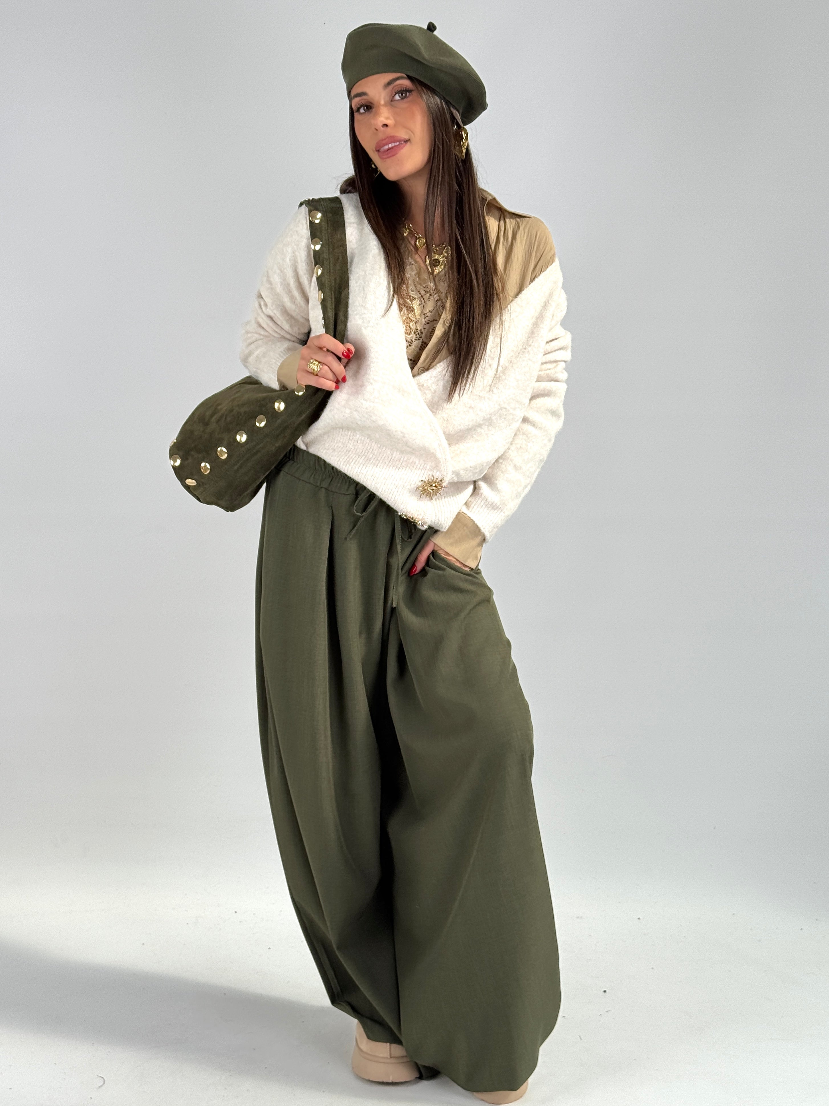 Maglioncino sole panna