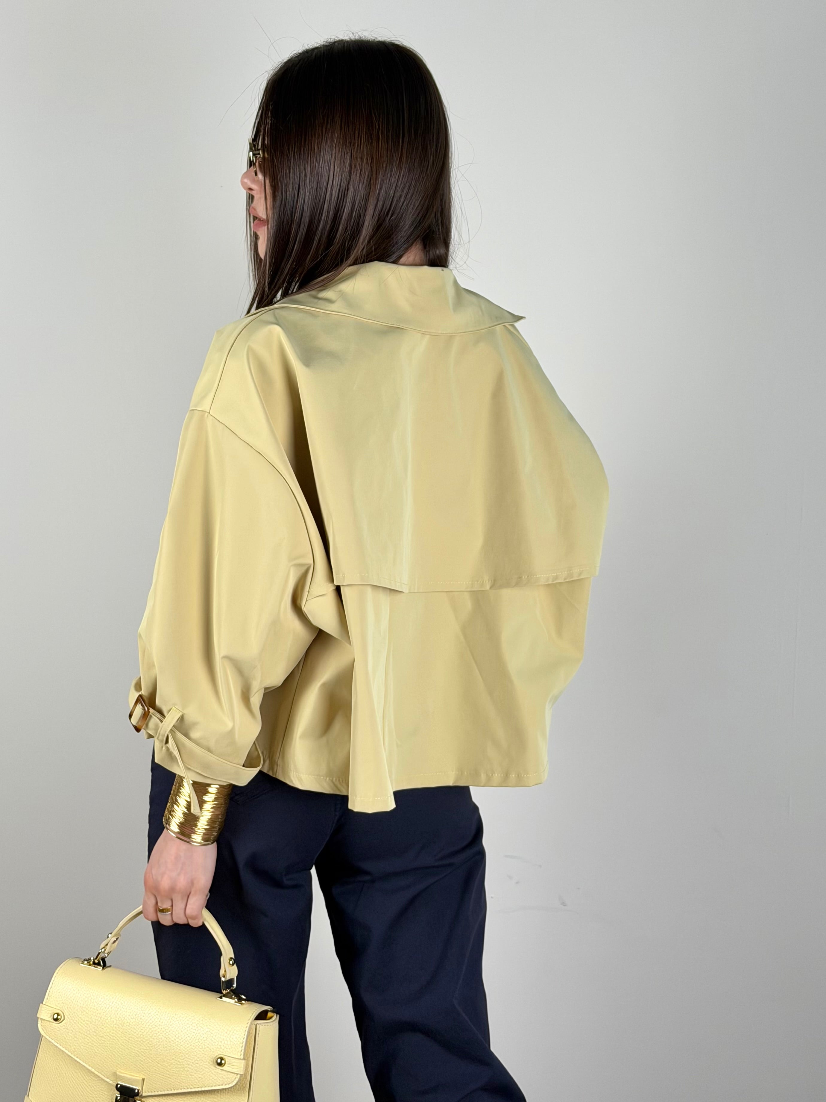 Trench Monica giallo