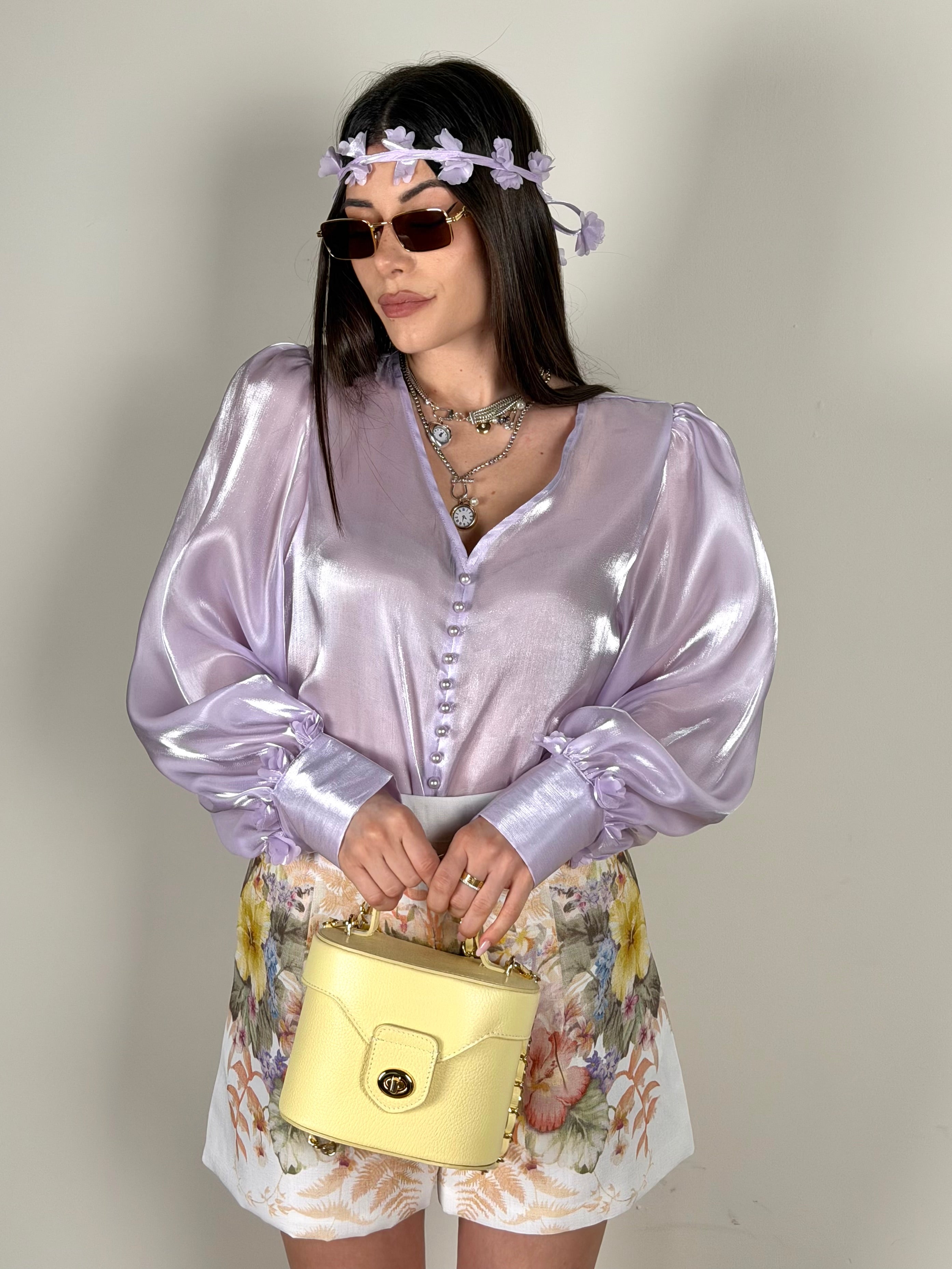 Camicia Cristel lilla