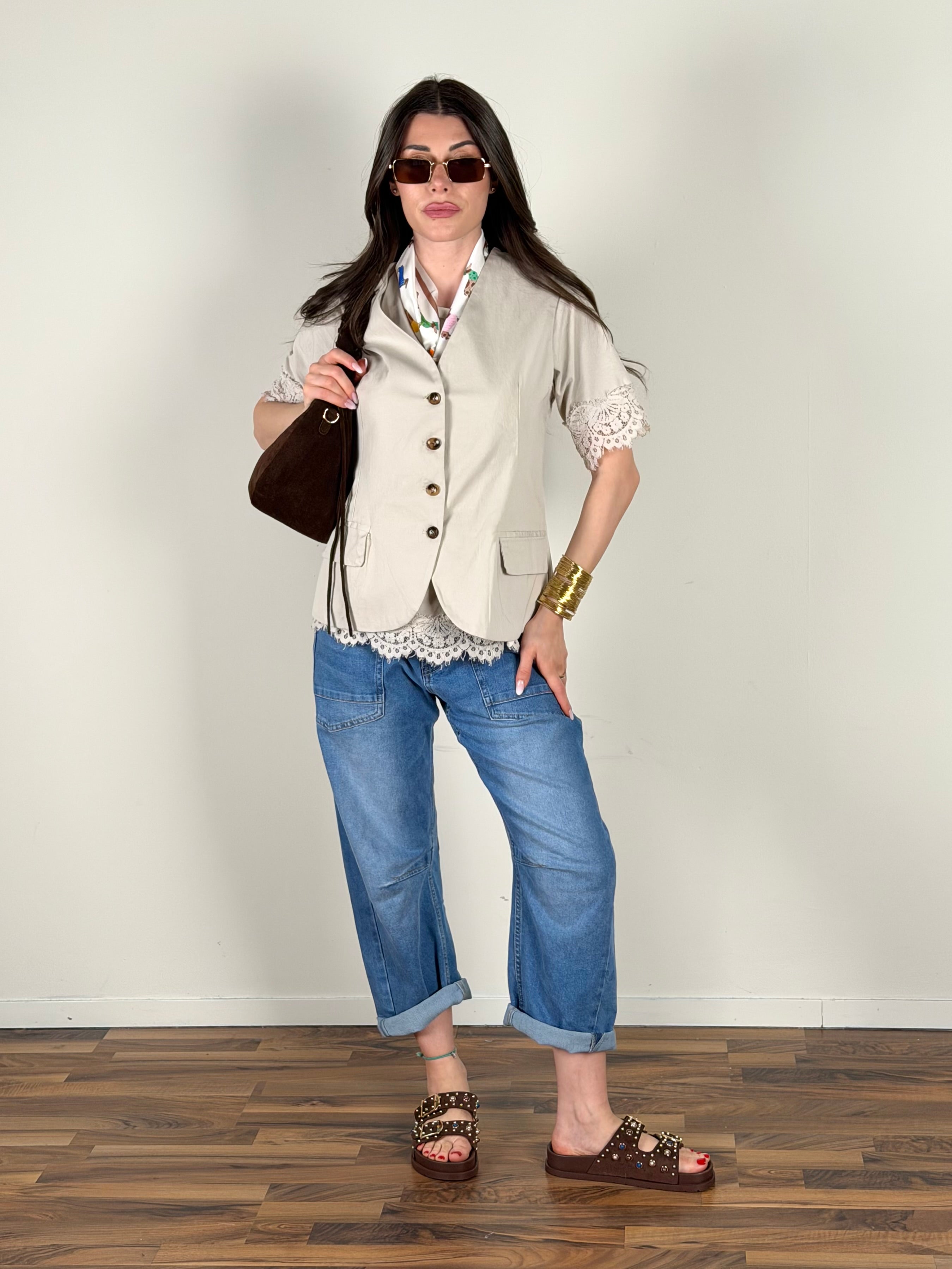 Gilet Lara beige