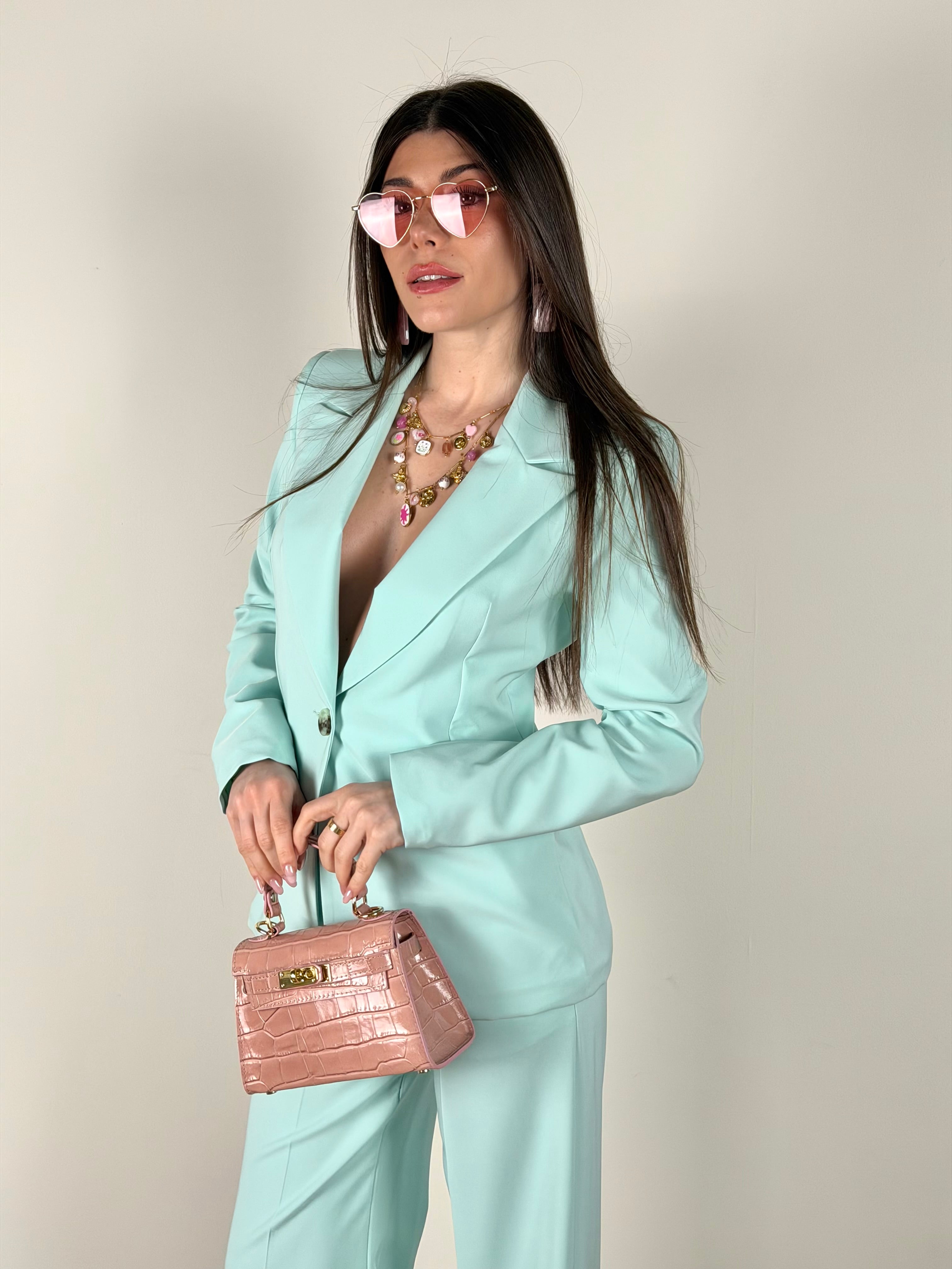Completo elodie palazzo turchese