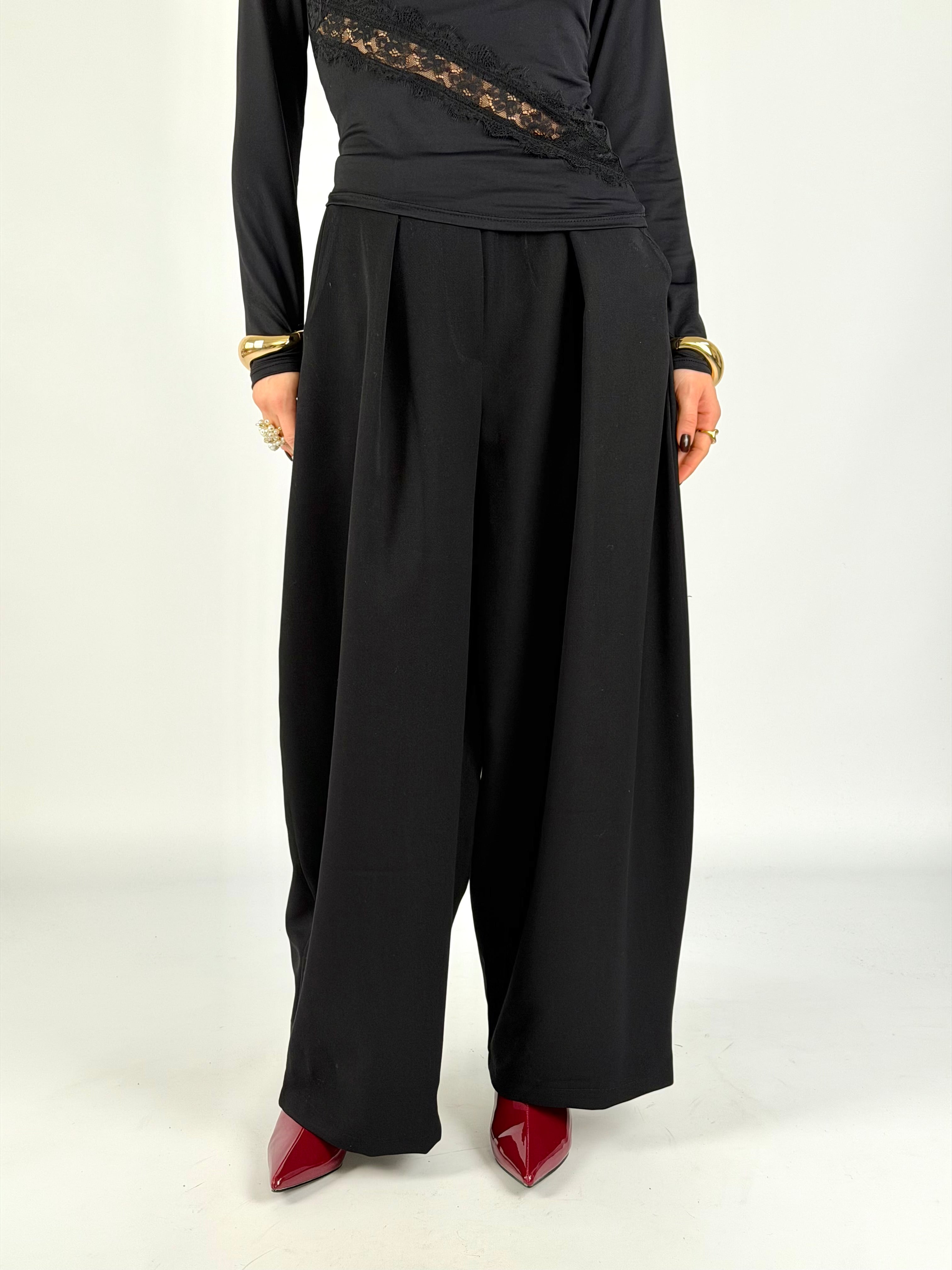 Pantalone Flora nero