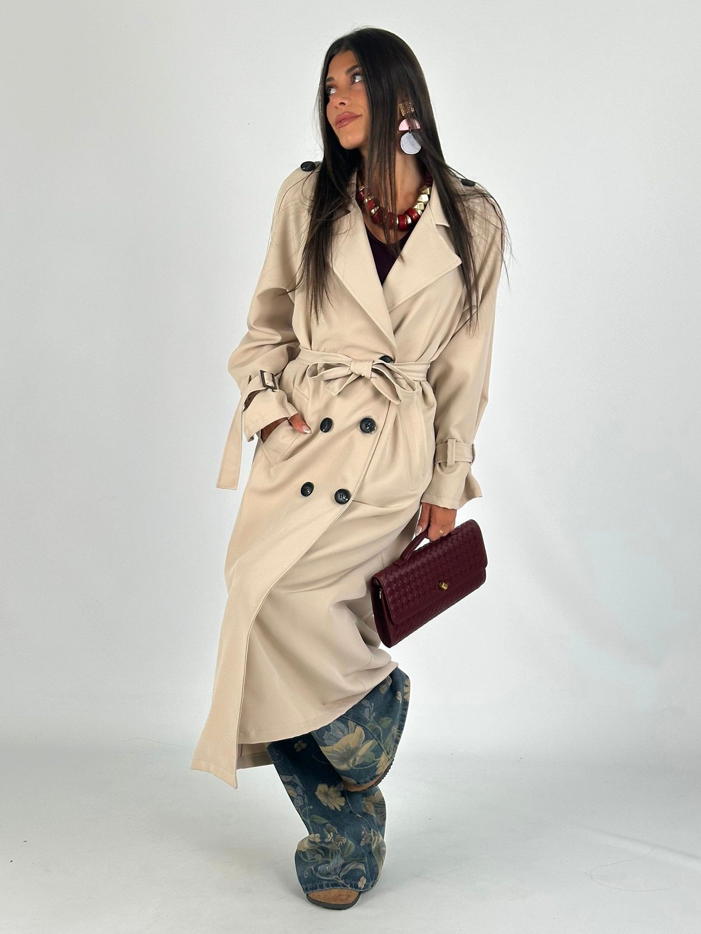 Trench New collection beige