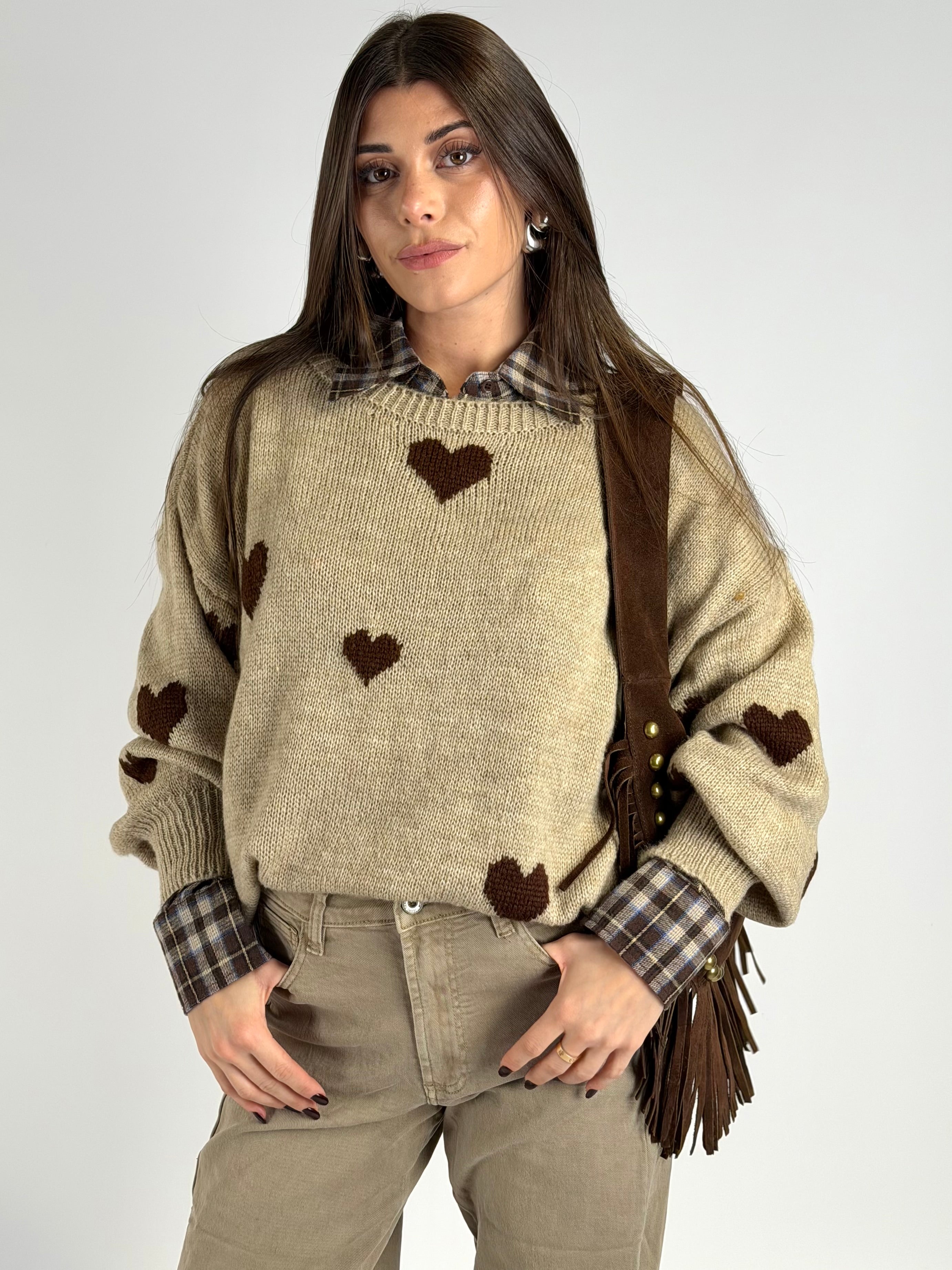 Maglia Romantica beige