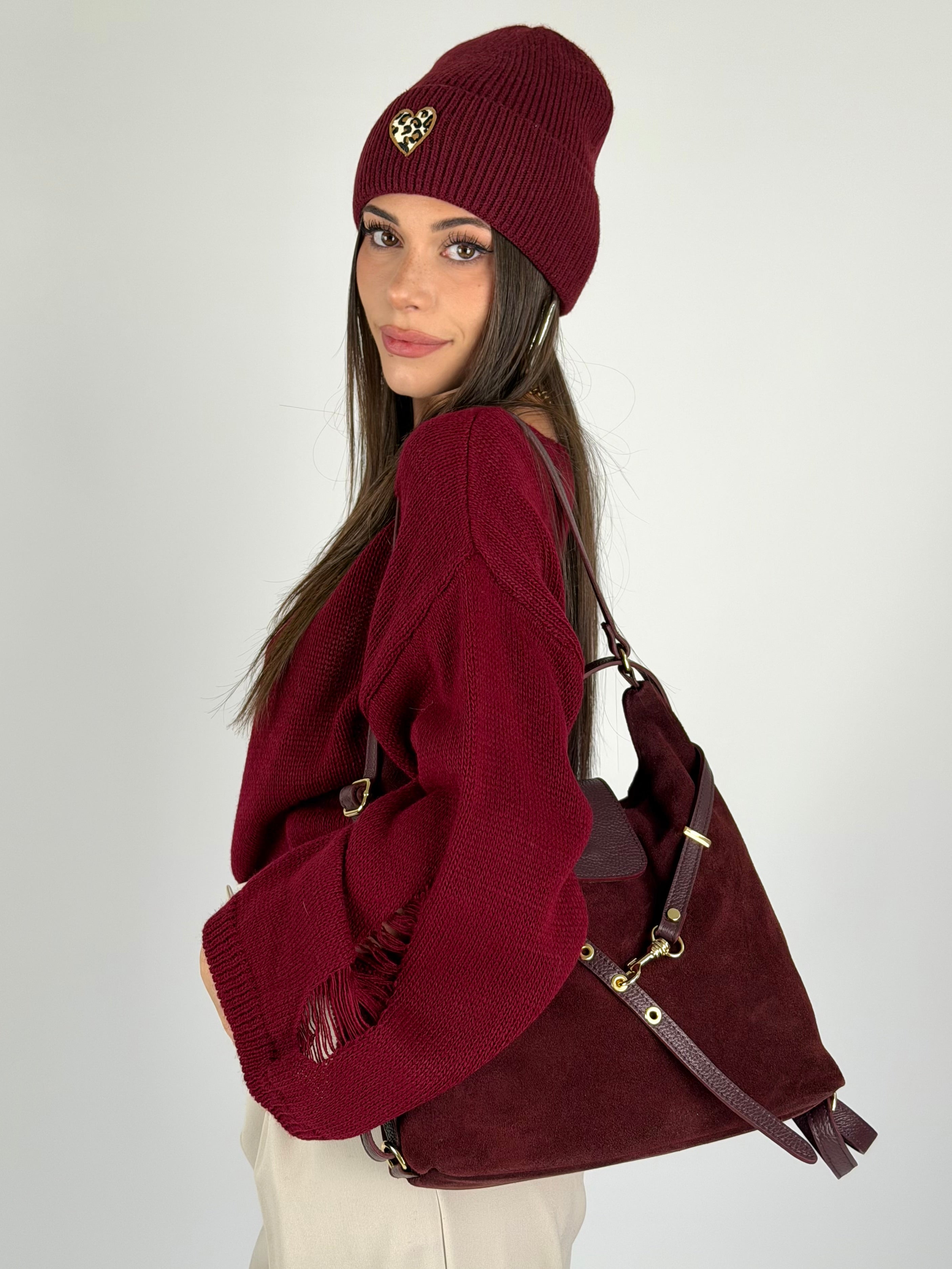 Maglia Amanda bordeaux