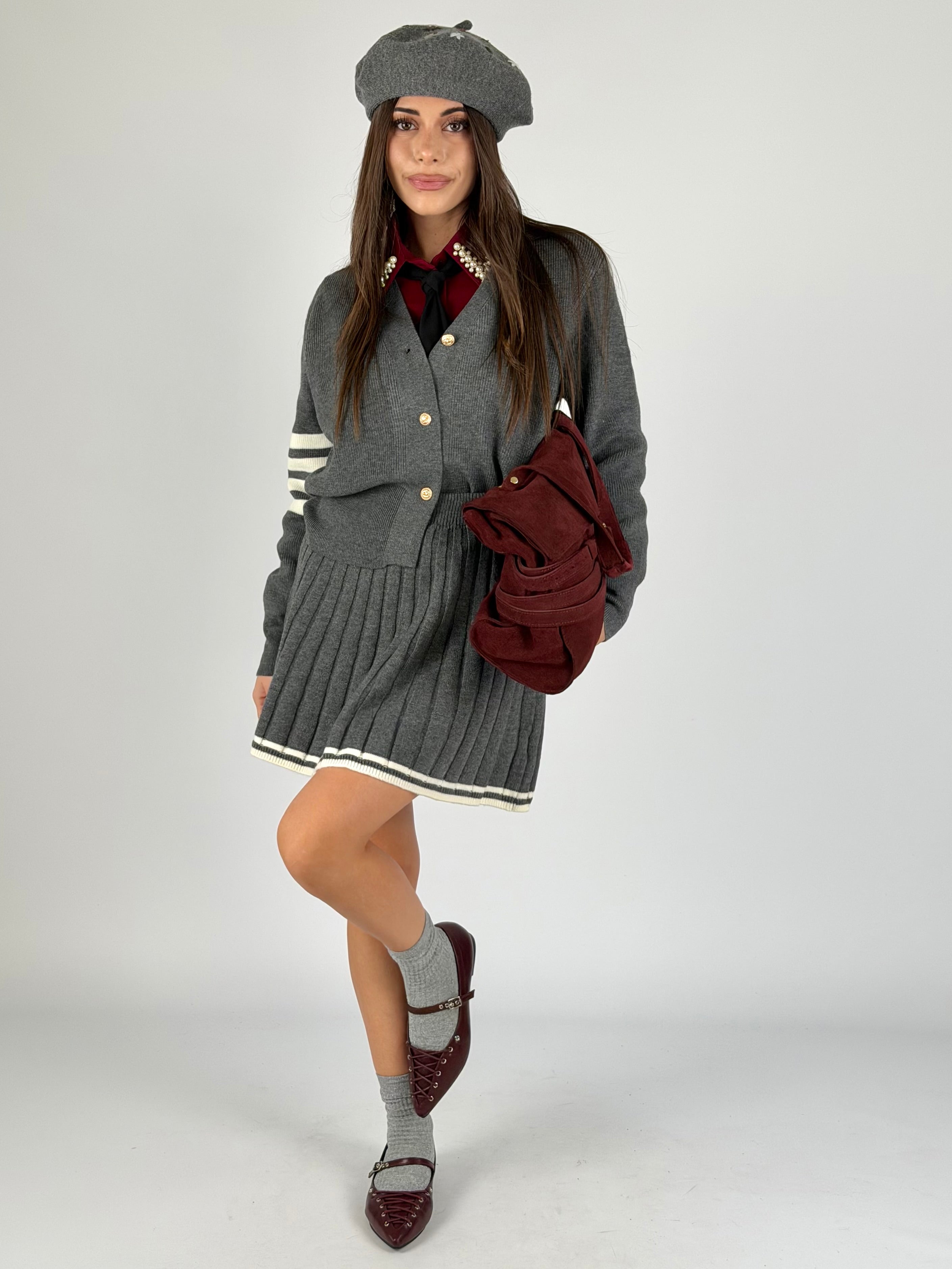 Completo Oxford grigio