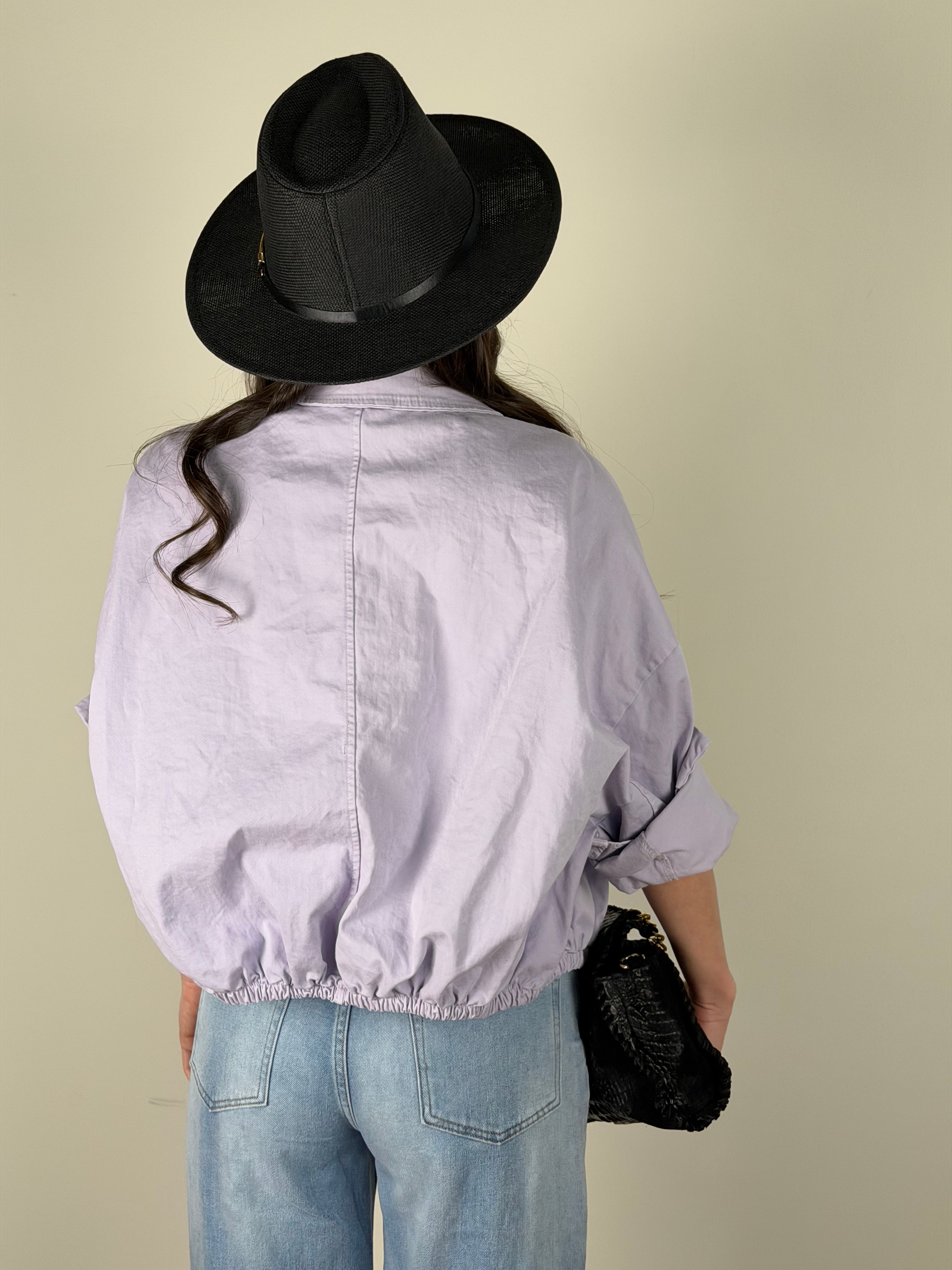 Giubbino jeans Carmen lilla